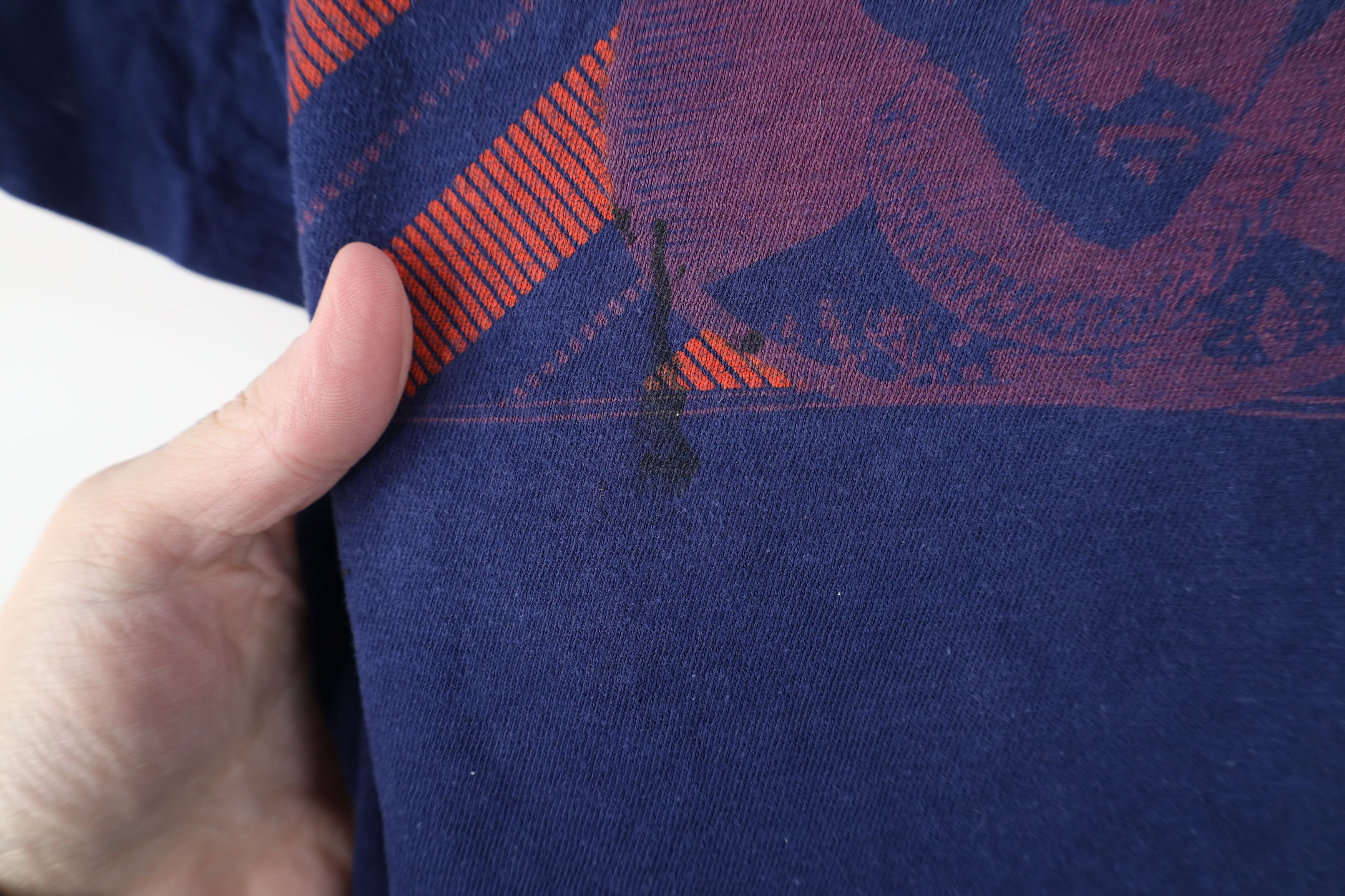 Vintage Vintage 80s Walter Raleigh Aromatic Tobacco T-Shirt Blue USA Size US XL / EU 56 / 4 - 6 Thumbnail