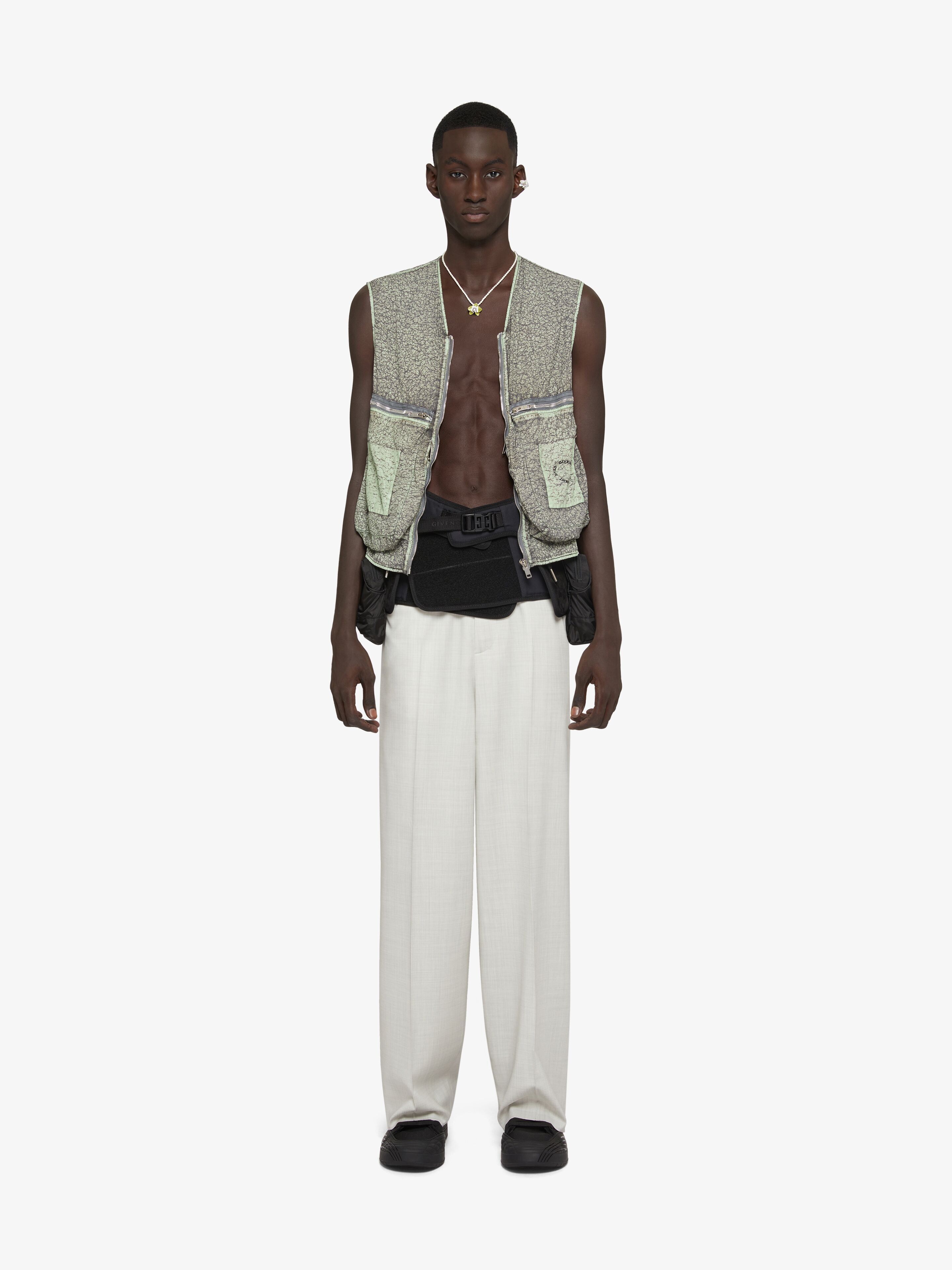 Givenchy o1w1db10325 Radio Vest in Medium Grey Size US M / EU 48-50 / 2 - 2 Thumbnail