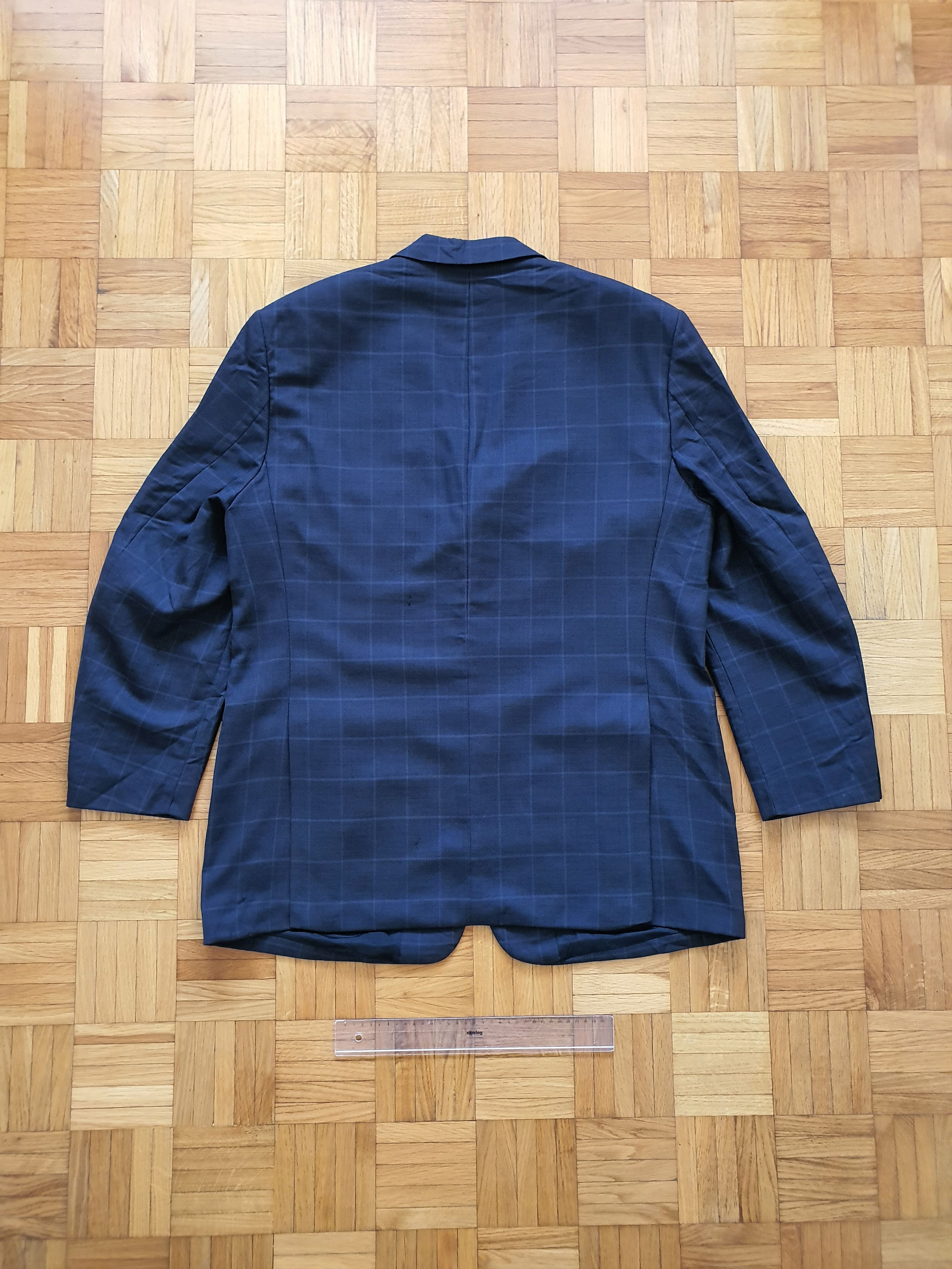 Balmain Vintage Blazer Sports Coat Jacket - Windowpane Size 46R - 2 Thumbnail