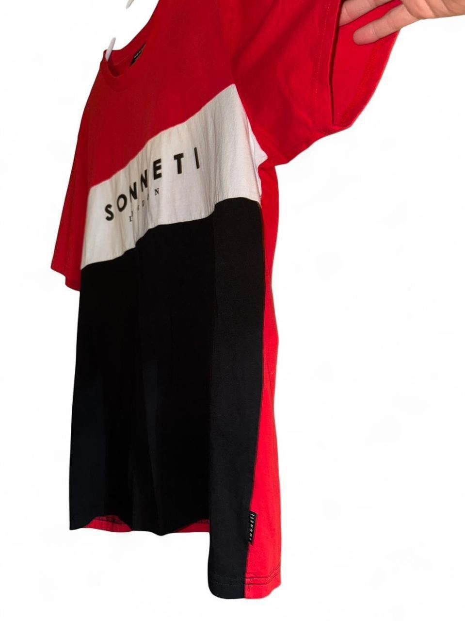 Sonneti Red and black Sonneti London cotton t-shirt Size US XL / EU 56 / 4 - 4 Thumbnail