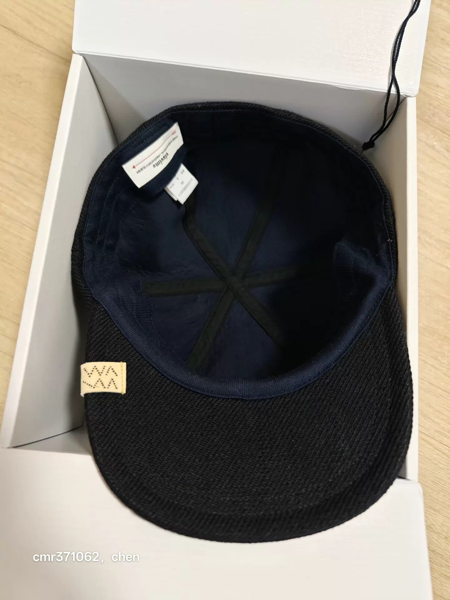 Visvim VISVIM 25AW HONUS CAP Navy ML New 55 Blue Patch Size ONE SIZE - 6 Thumbnail
