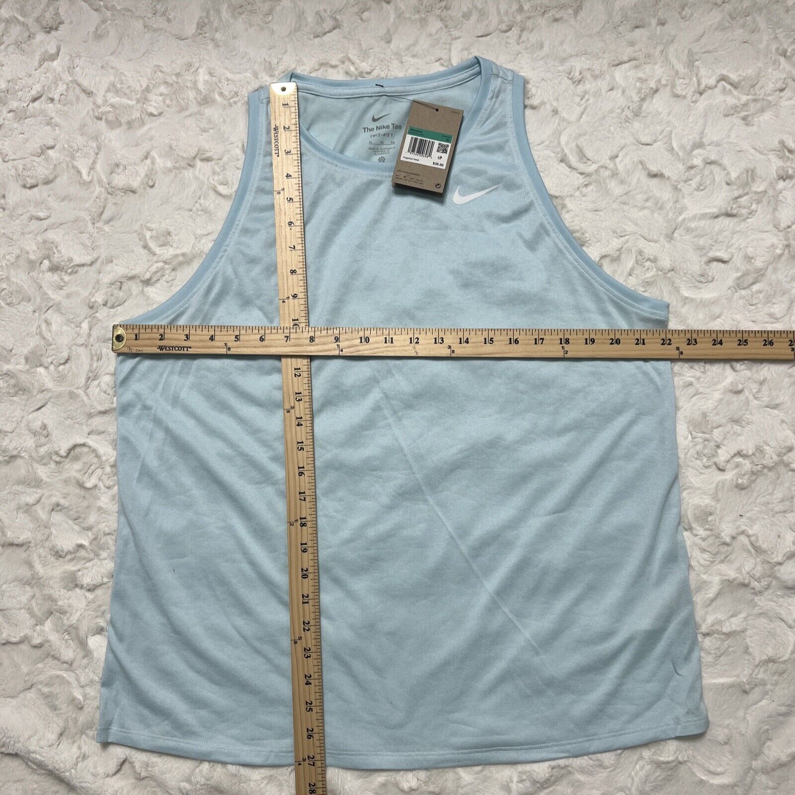 Nike The Nike Tee Light Blue Basketball Sleeveless T-Shirt XL Size XL / US 12-14 / IT 48-50 - 3 Thumbnail