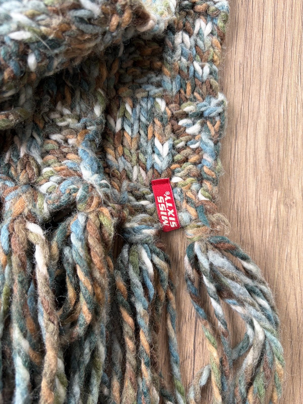 Miss Sixty Miss Sixty Multicolor Knitted Scarf Muffler Super Long Size ONE SIZE - 2 Thumbnail