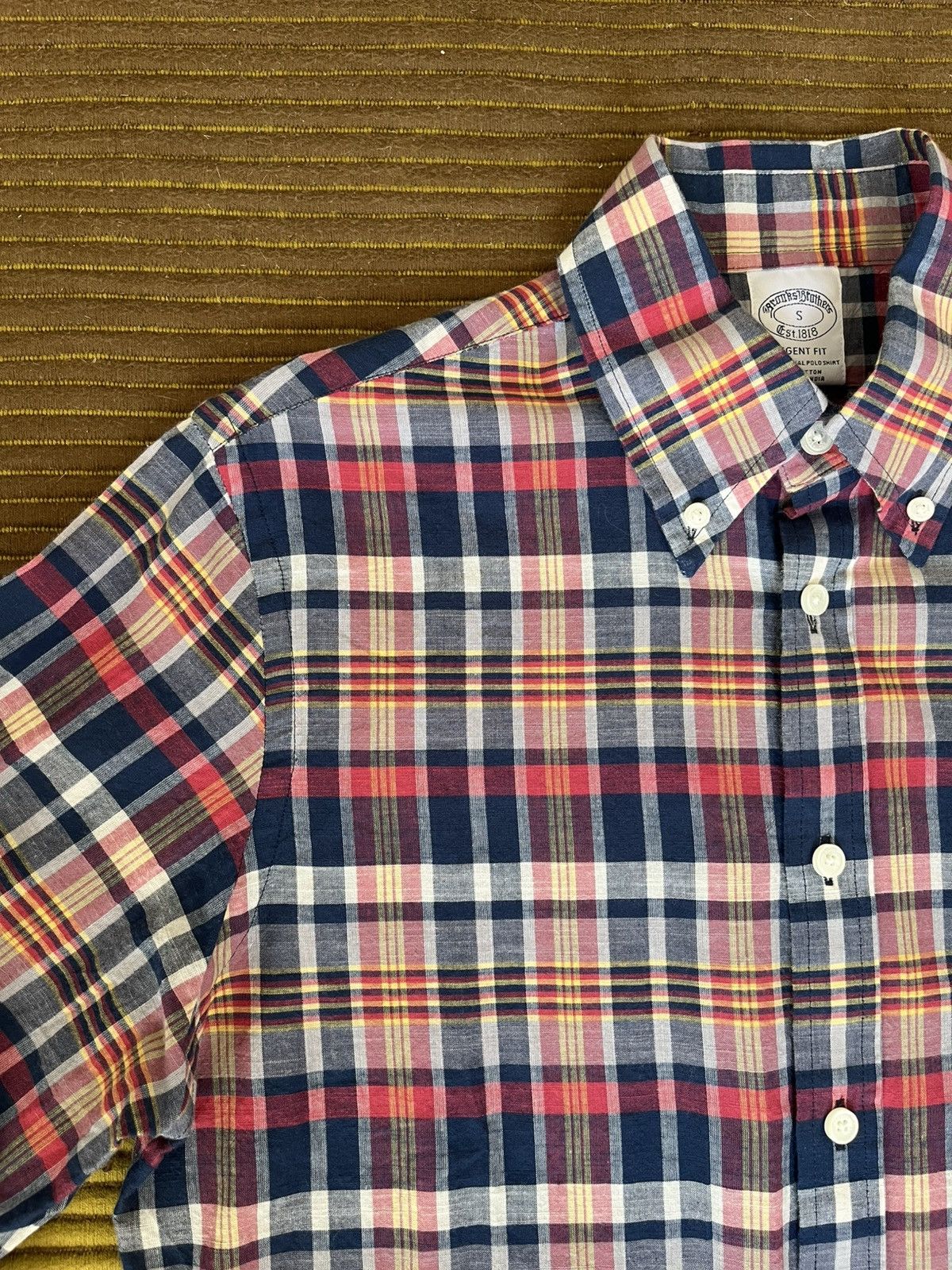 Brooks Brothers Madras Plaid Shirt Size US S / EU 44-46 / 1 - 3 Thumbnail