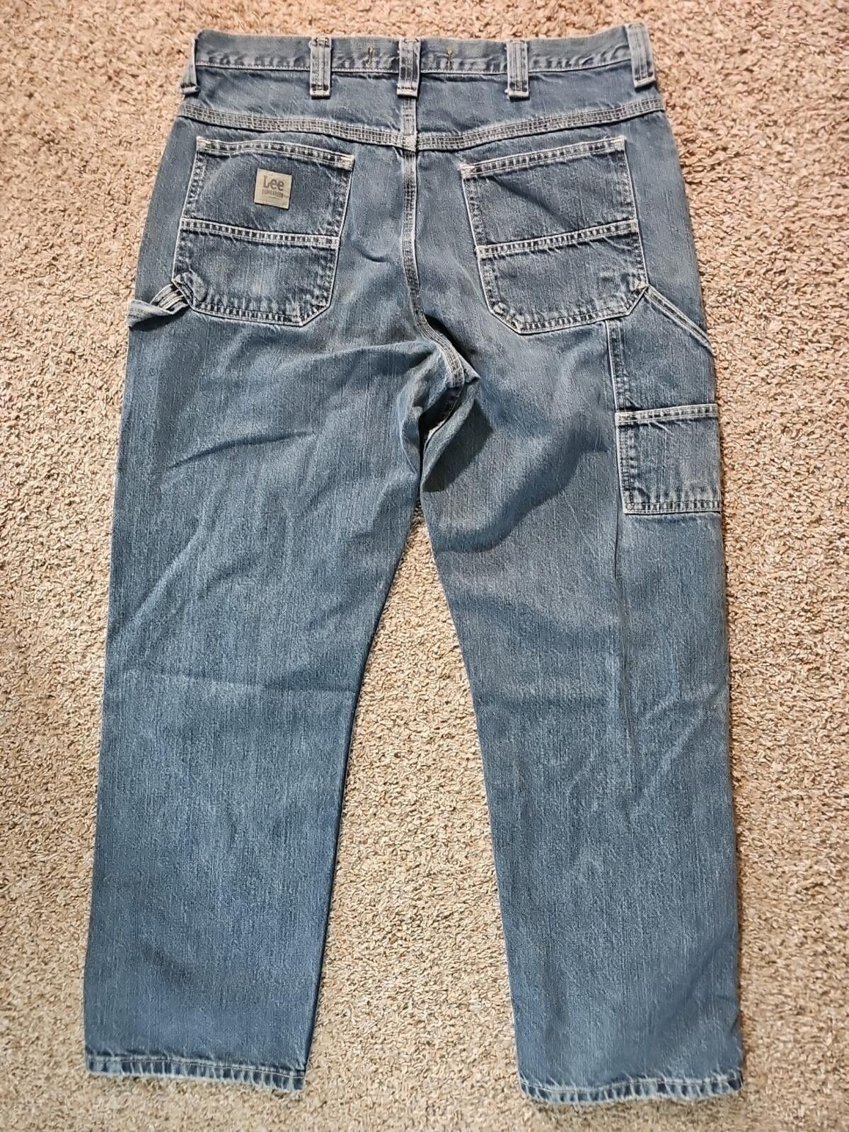 Lee Lee Dungarees Carpenter Jeans 34x30 Size US 34 / EU 50 - 7 Thumbnail