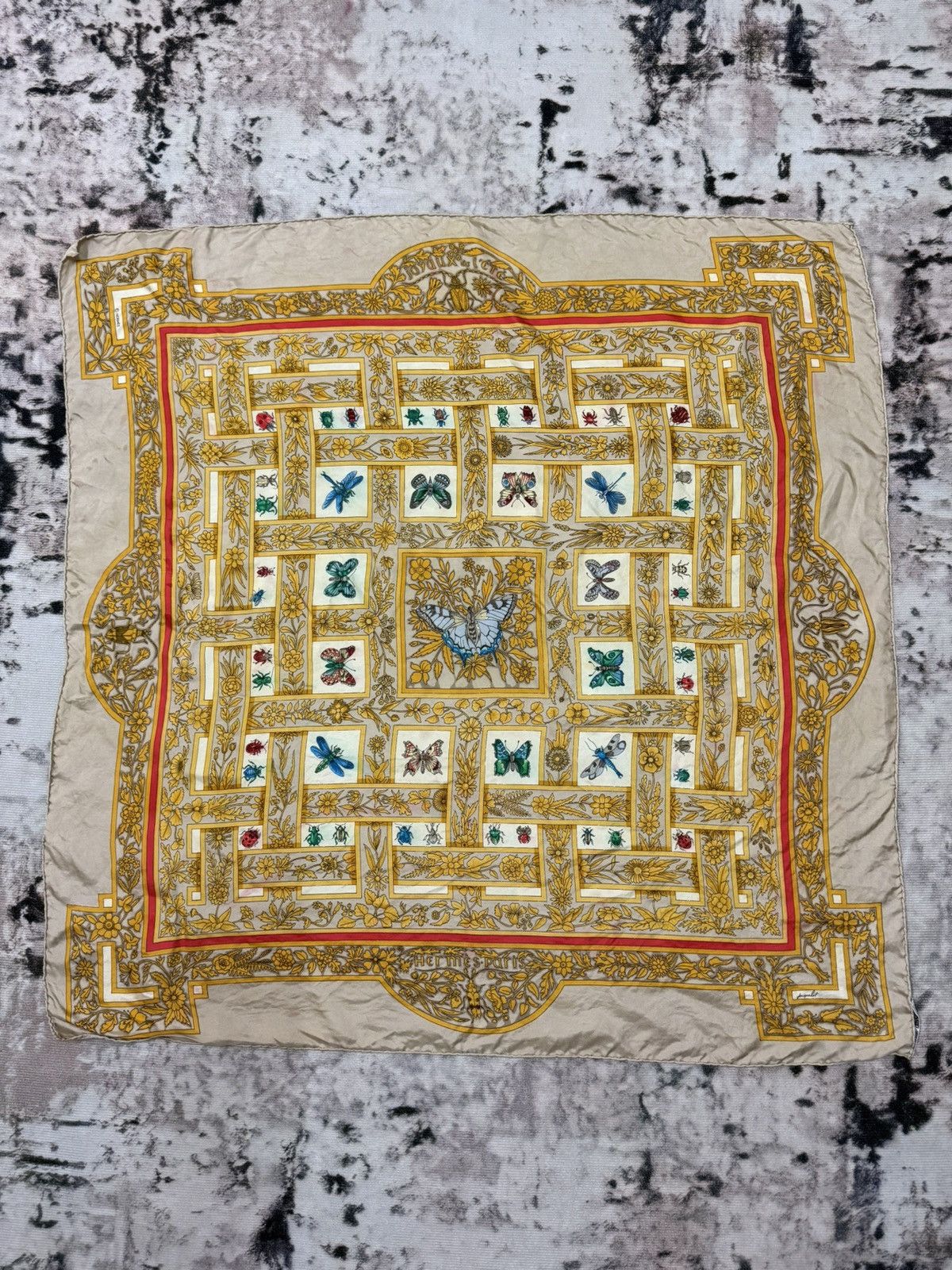Hermes vintage Herme’s Paris JoyauxdeL’ete Jacquelot 90s Silk Scarf Size ONE SIZE - 15 Thumbnail