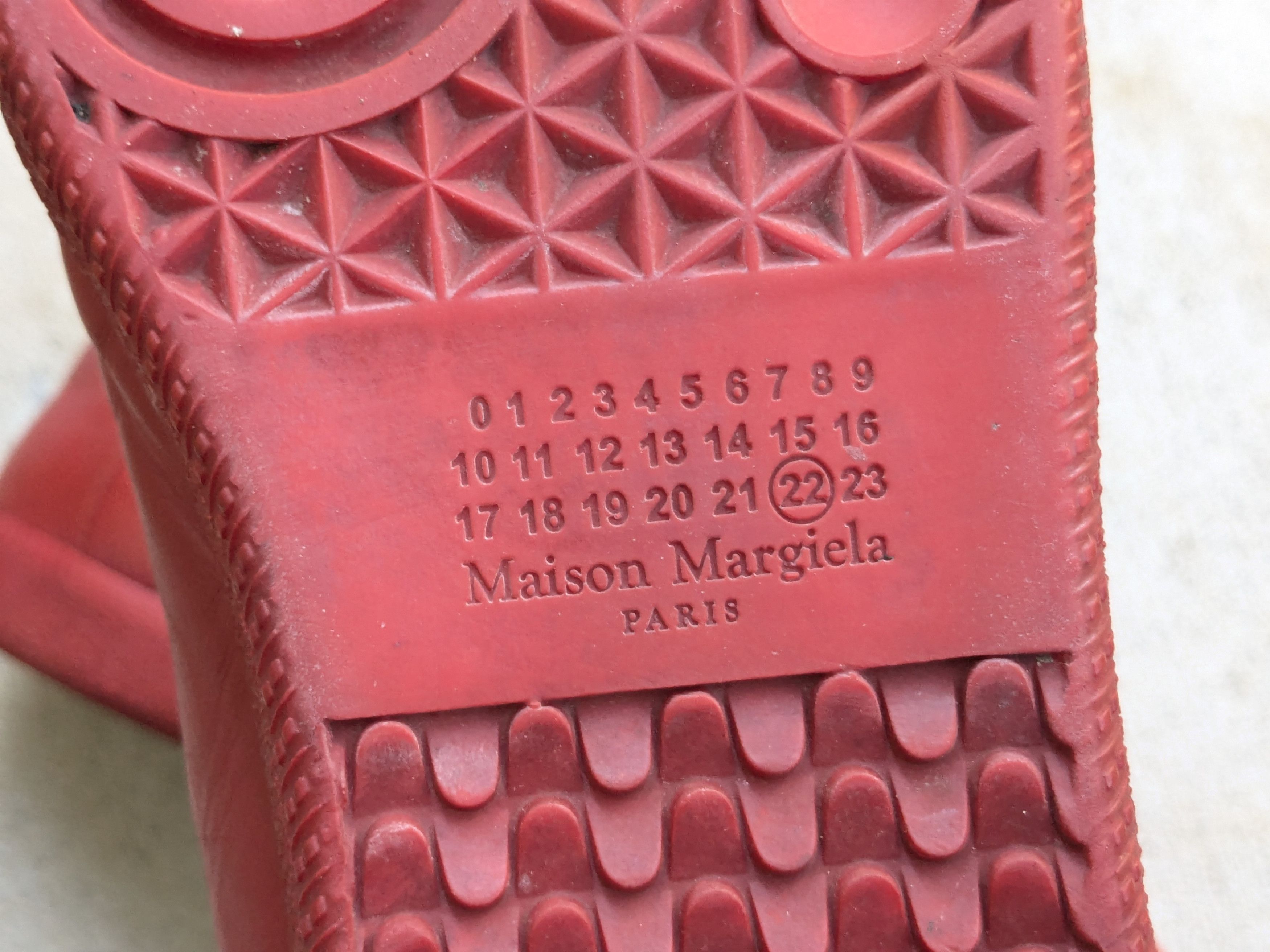 Maison Margiela Maison Margiela Future Red 9 42 High Tops Leather Italy Size US 9 / EU 42 - 15 Thumbnail