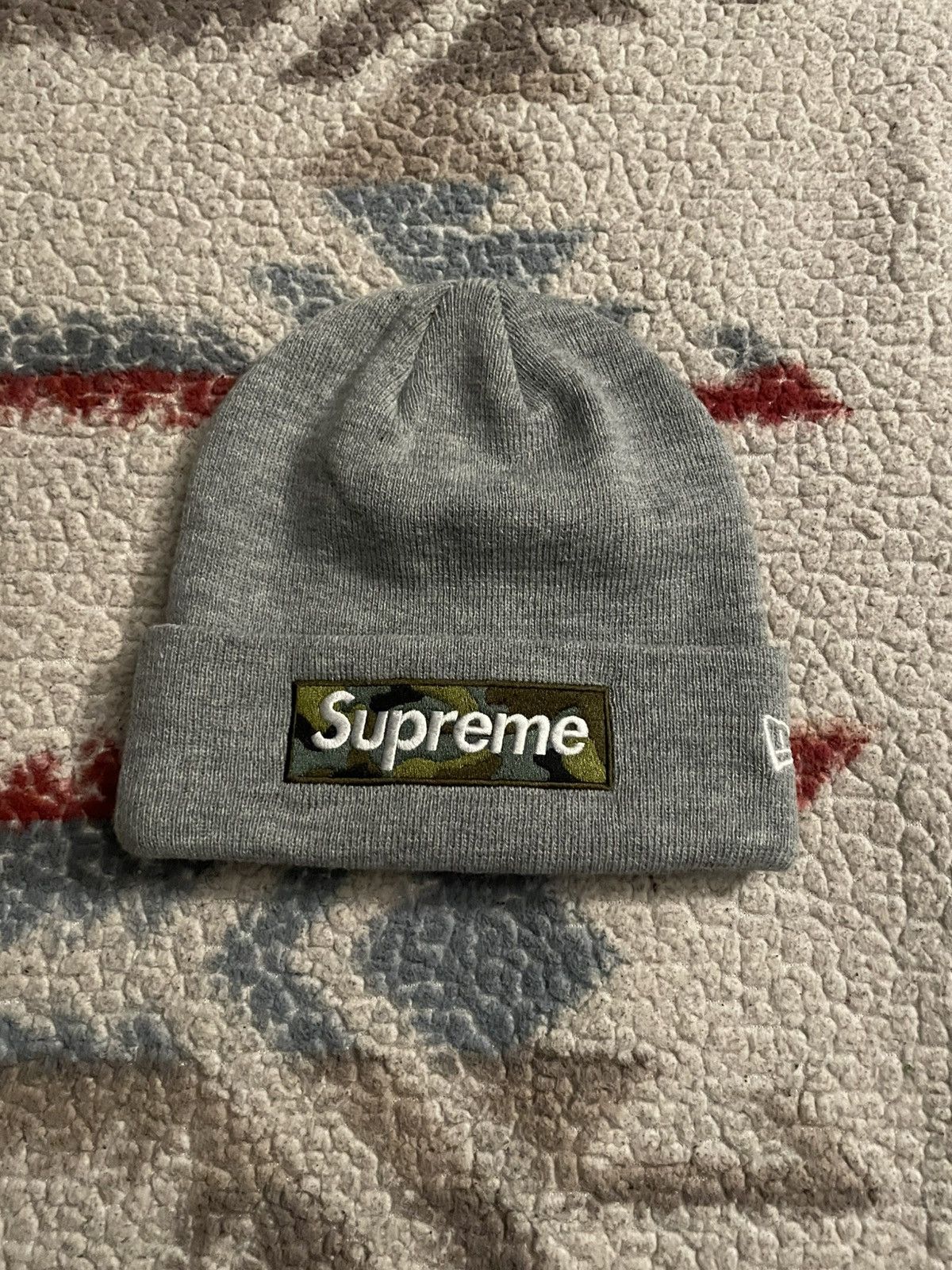 Supreme Supreme Overdyed Beanie Grey (2023) | Grailed