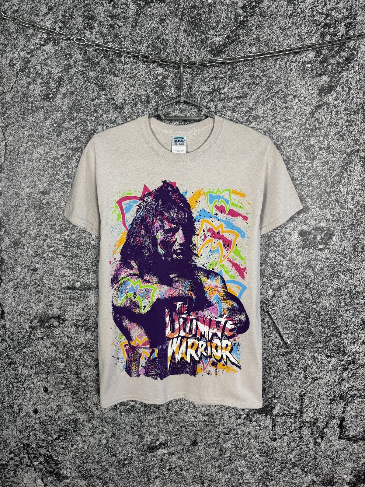 WWE Men’s Vintage Ultimate Warrior Wrestling Tee WWE Size S Size US S / EU 44-46 / 1 - 1 Thumbnail