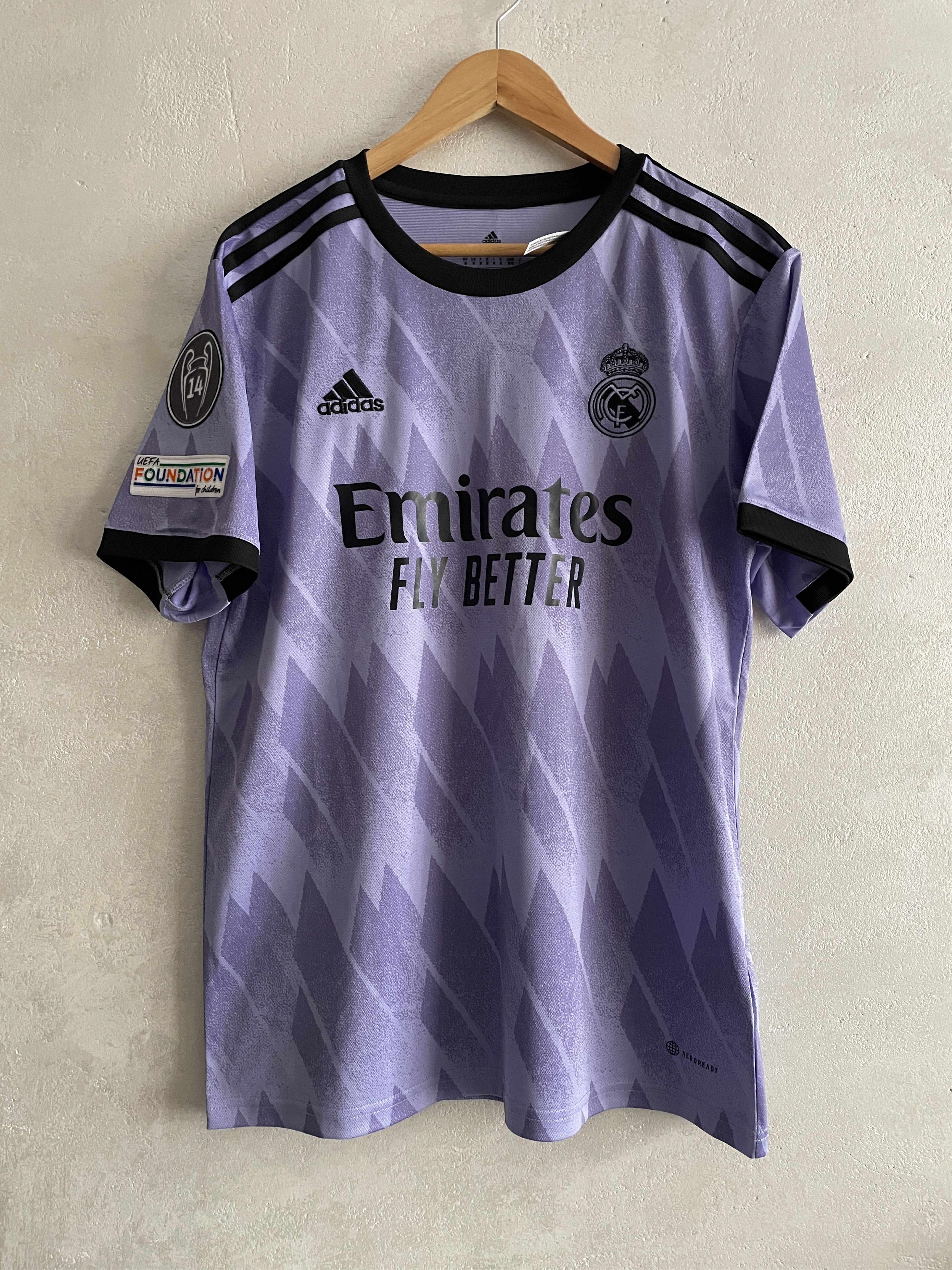 Adidas Real Madrid Away Shirt 2022 2023 Soccer Jersey Size US M / EU 48-50 / 2 - 1 Thumbnail