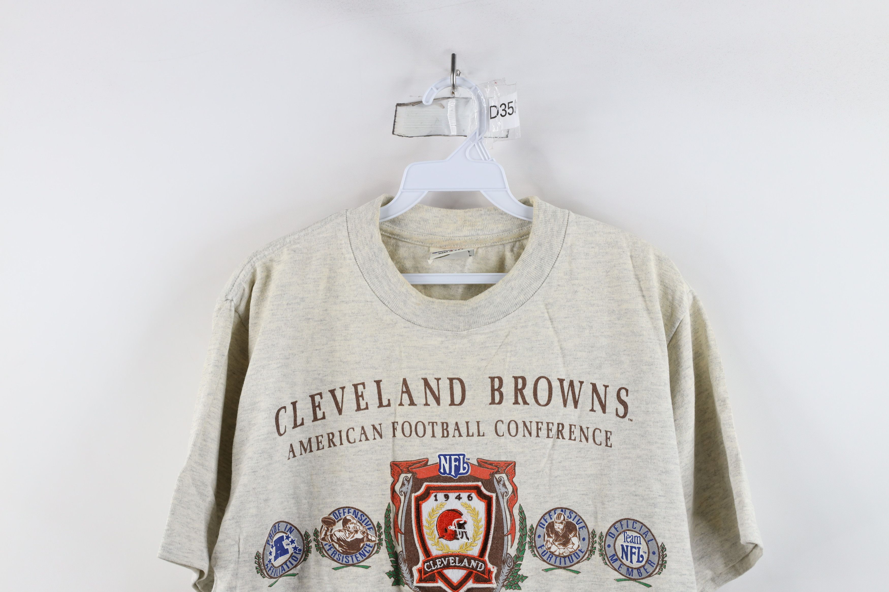 Vintage Vintage 90s Cleveland Football Short Sleeve T-Shirt USA Size US L / EU 52-54 / 3 - 2 Thumbnail