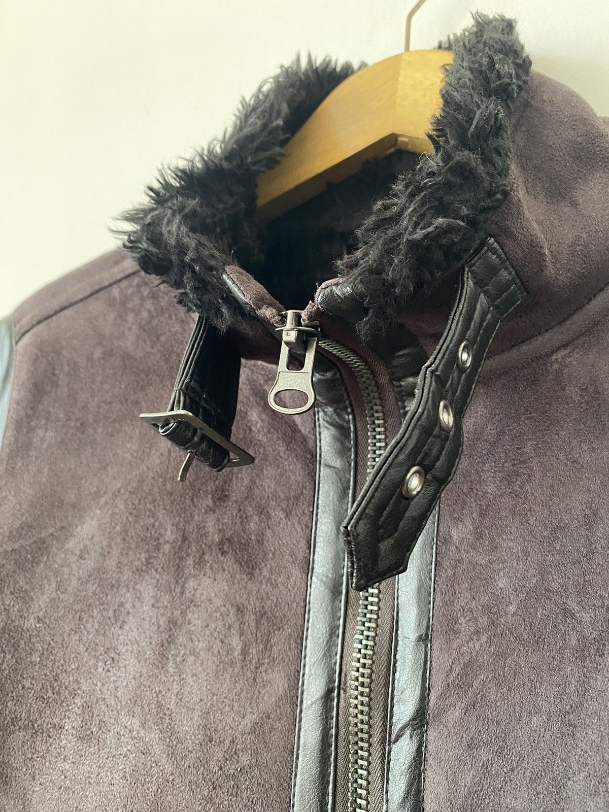 14th Addiction × If Six Was Nine × In The Attic Japanese Brand Roushatte Suede Sherpa Jacket Size US M / EU 48-50 / 2 - 11 Thumbnail