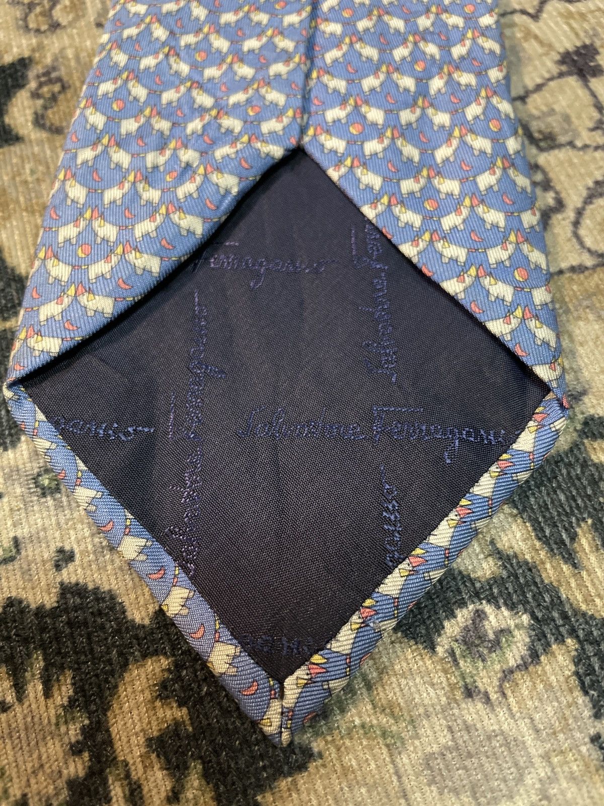 Salvatore Ferragamo Salvatore ferragamo vintage silk tie Size ONE SIZE - 3 Thumbnail