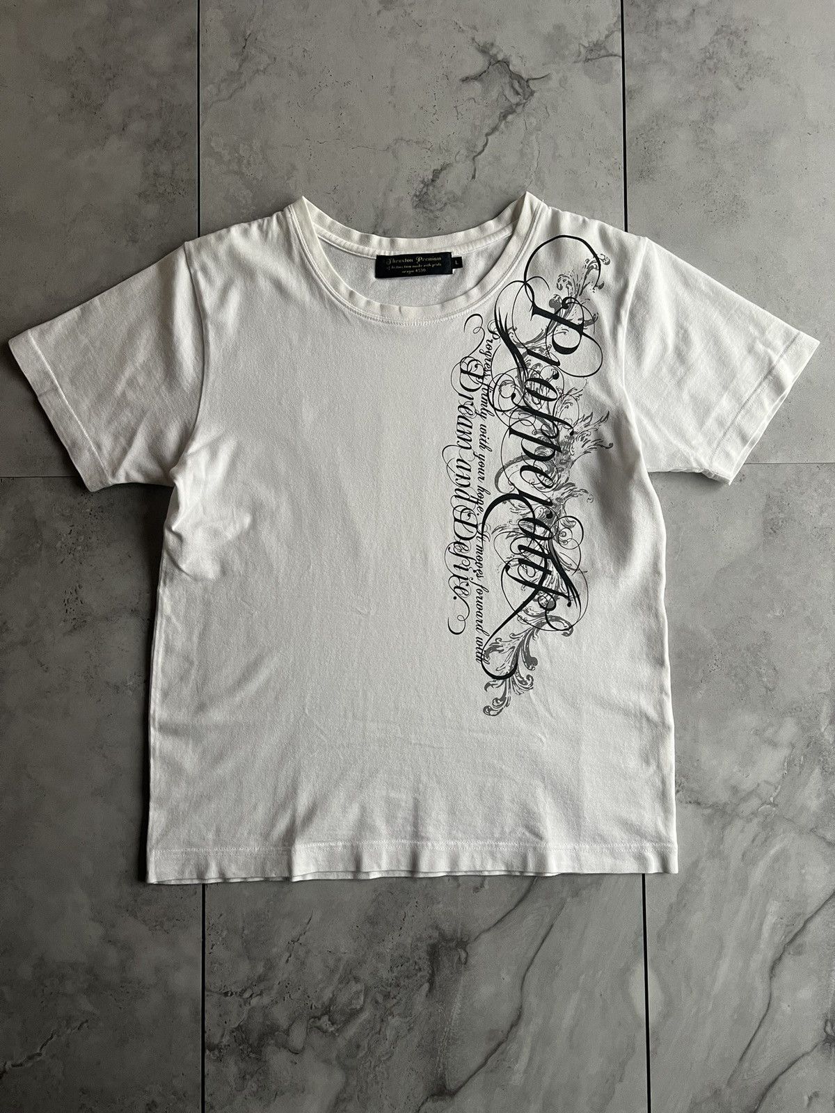 Japanese Brand Thruxton “Poem” Tee Size US S / EU 44-46 / 1 - 1 Thumbnail
