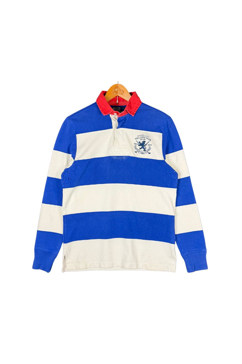 Polo Ralph Lauren Polo Ralph Lauren Stripe Rugby Shirt “21” Back Patch Size US S / EU 44-46 / 1 - 2 Thumbnail