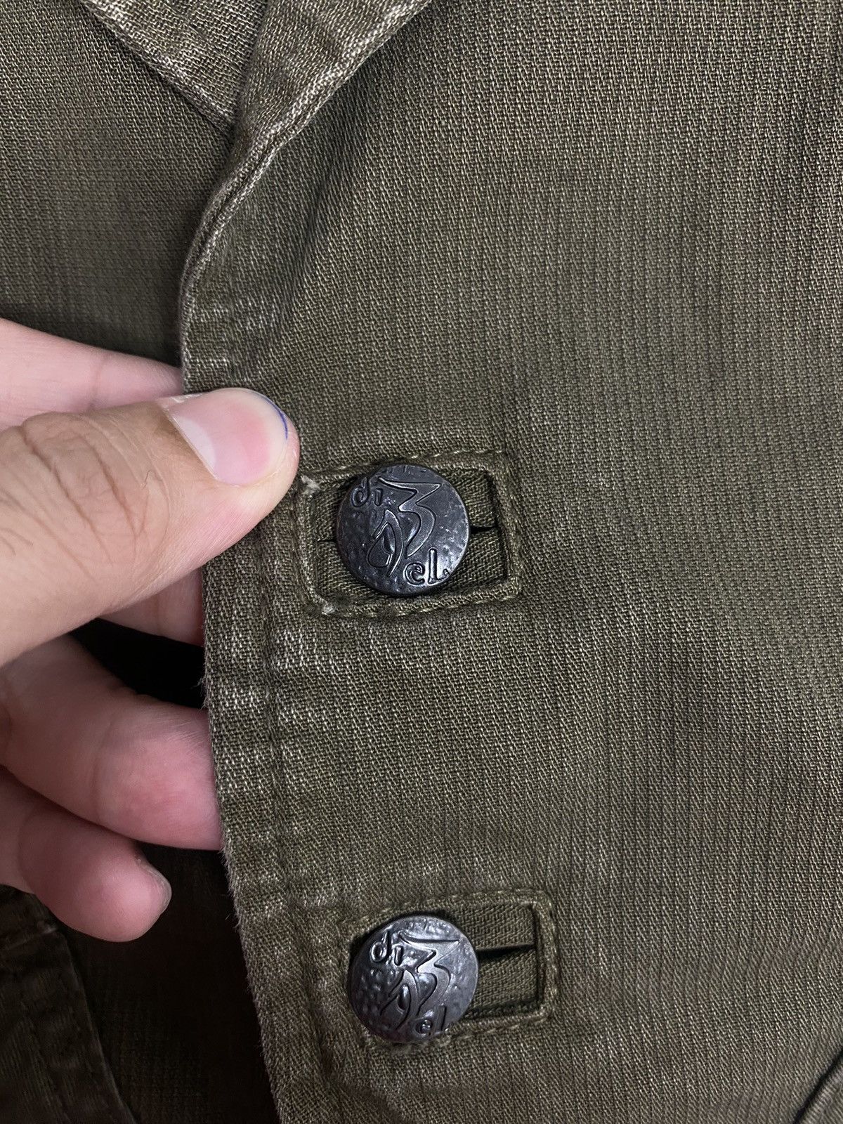 Diesel Rare‼️ Diesel Khaki Tie Waist Jacket Size XS / US 0-2 / IT 36-38 - 7 Thumbnail