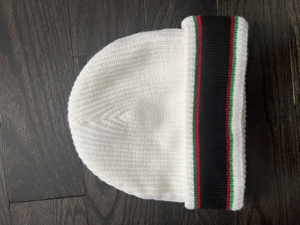 Supreme cuff logo beanie deals