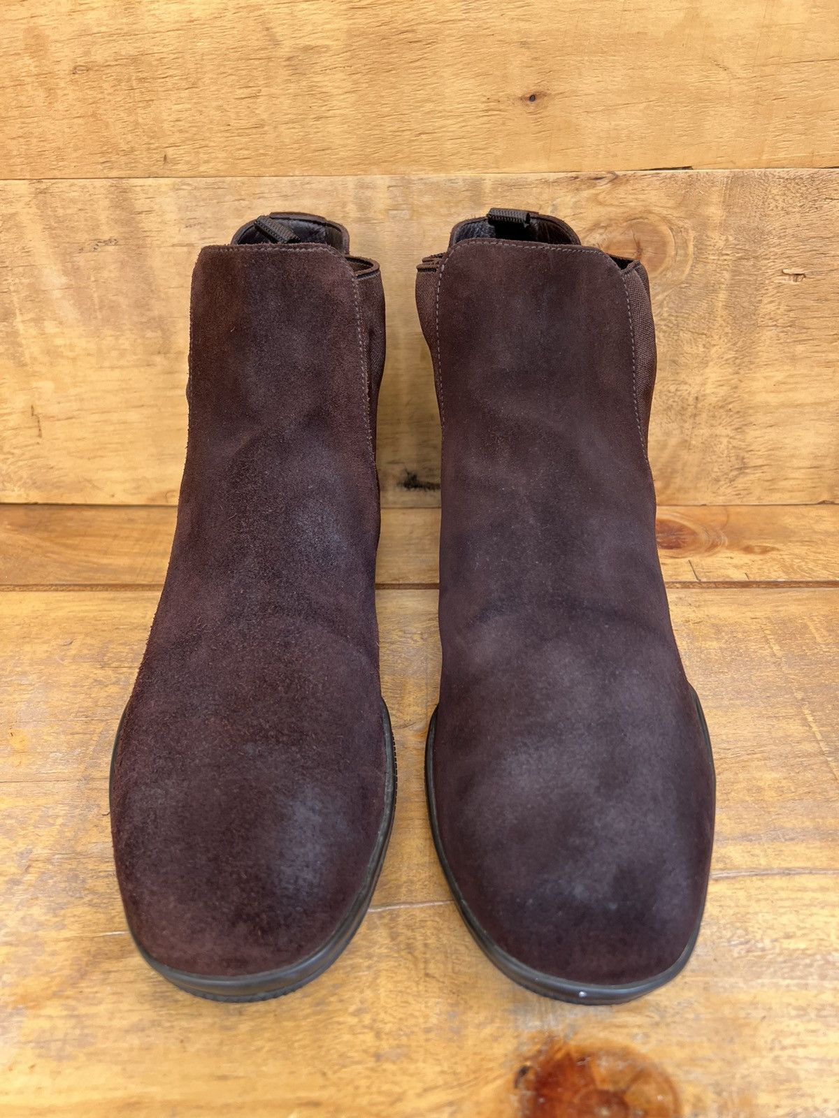 Prada Prada Men's Brown Suede Chelsea Ankle Boot Size 8 UK 9 US Size US 9 / EU 42 - 2 Thumbnail