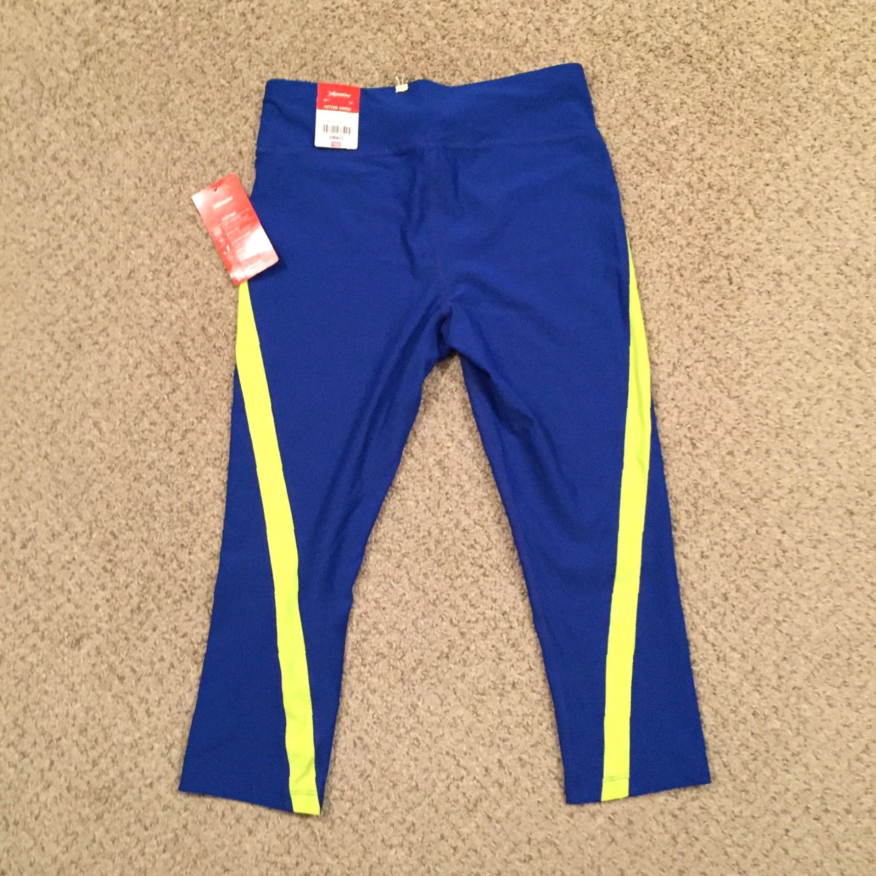 Vintage Xersion Capri Leggings Small Fitted Blue Green New Women's Capris Leggings Size S Activewear Size 28" / US 6 / IT 42 - 6 Thumbnail