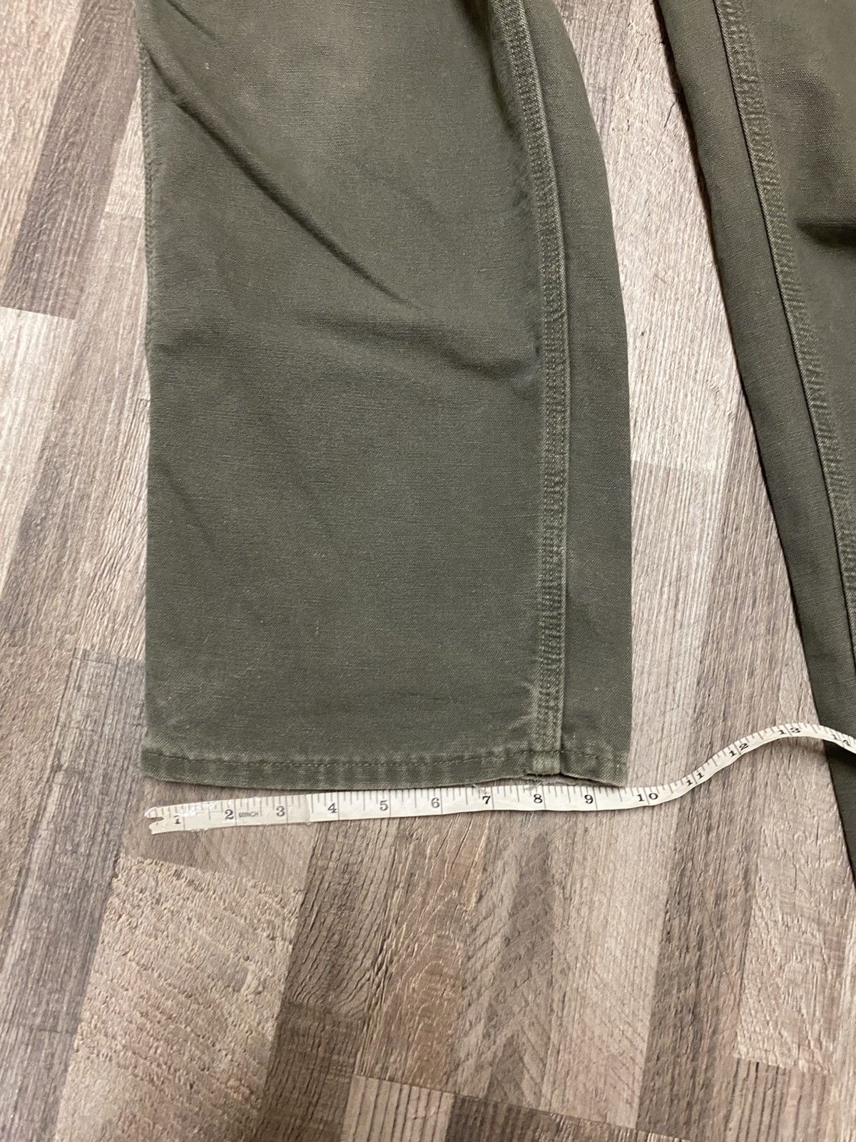 Carhartt Vintage Carhartt Olive Green Big Patch Carpenter Pants Baggy Size US 34 / EU 50 - 12 Thumbnail