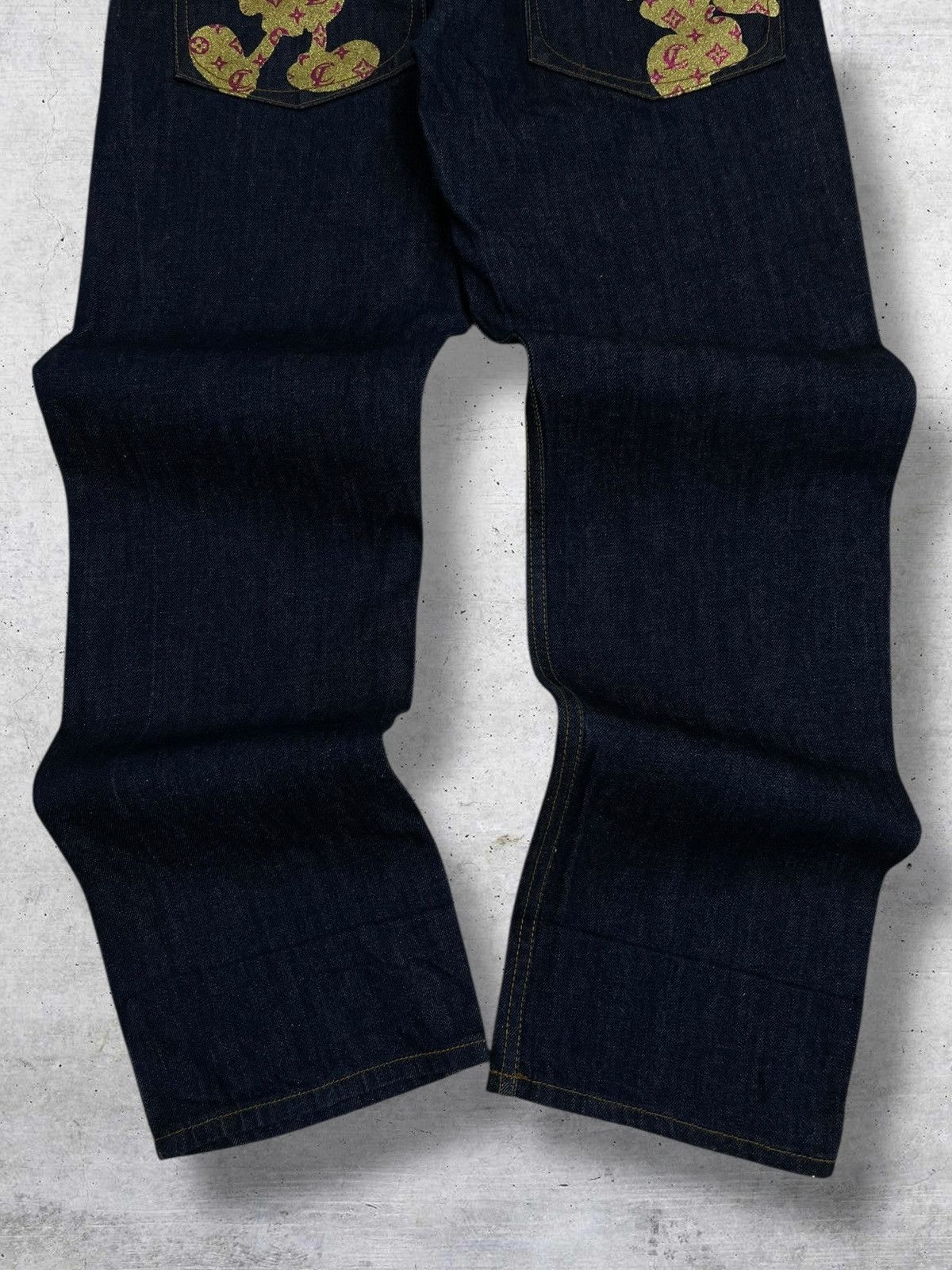 Hysteric Glamour VINTAGE LATE COMER OG JAPAN DESIGNER MICKEY EMBROIDERY DENIM Size US 32 / EU 48 - 3 Thumbnail