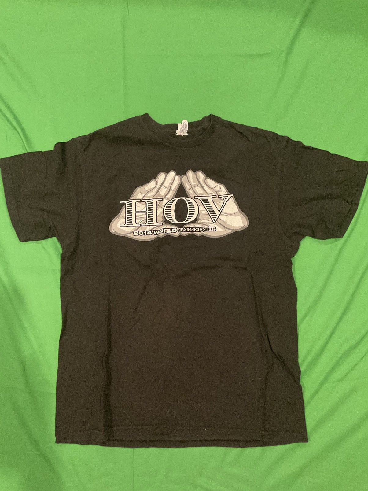 Vintage Vintage Black and white Hov 2014 World Tour tee Size US L / EU 52-54 / 3 - 1 Thumbnail