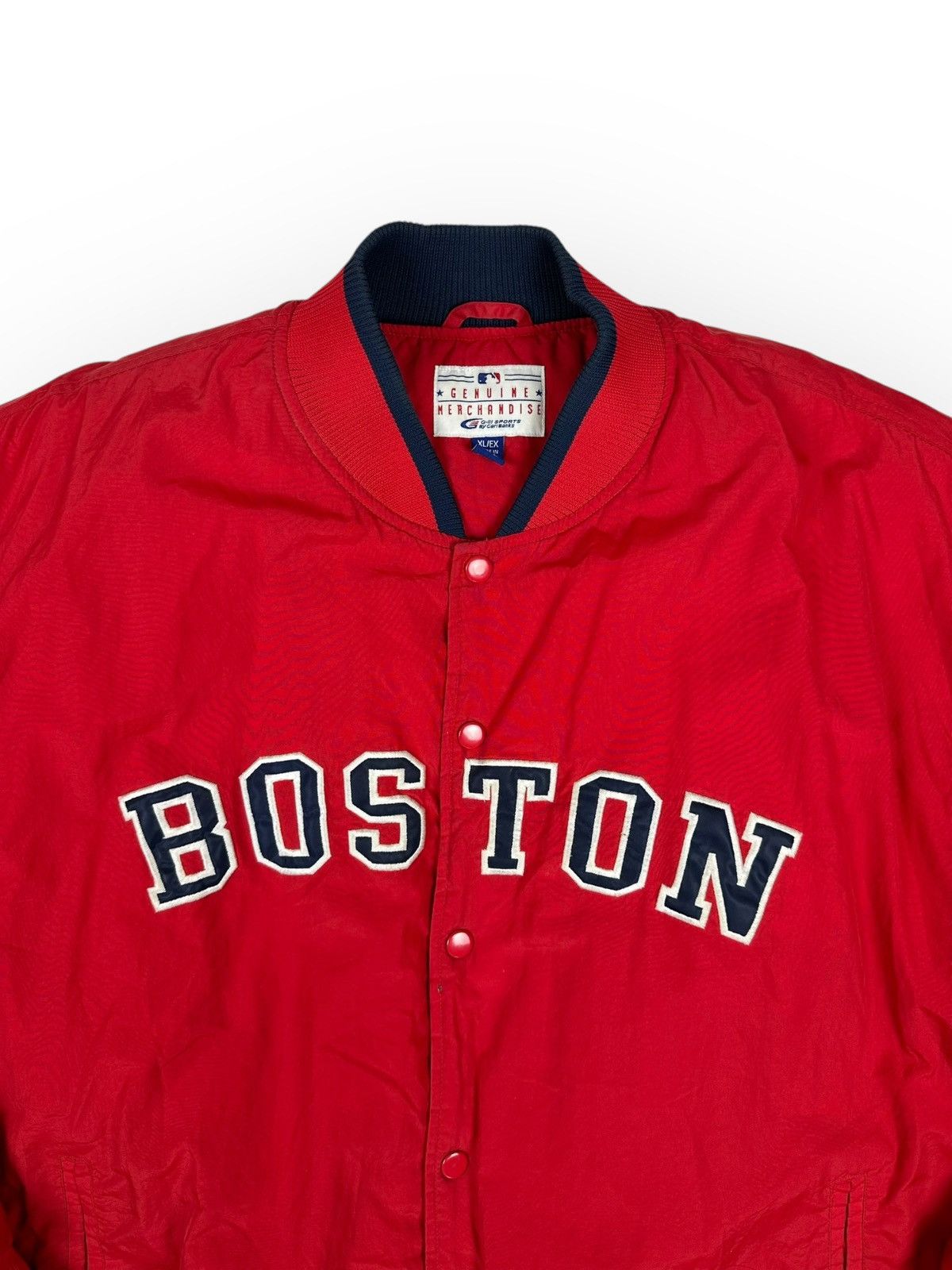 MLB Vintage Boston Red Sox MLB Bomber Jacket XL Size US XL / EU 56 / 4 - 2 Thumbnail