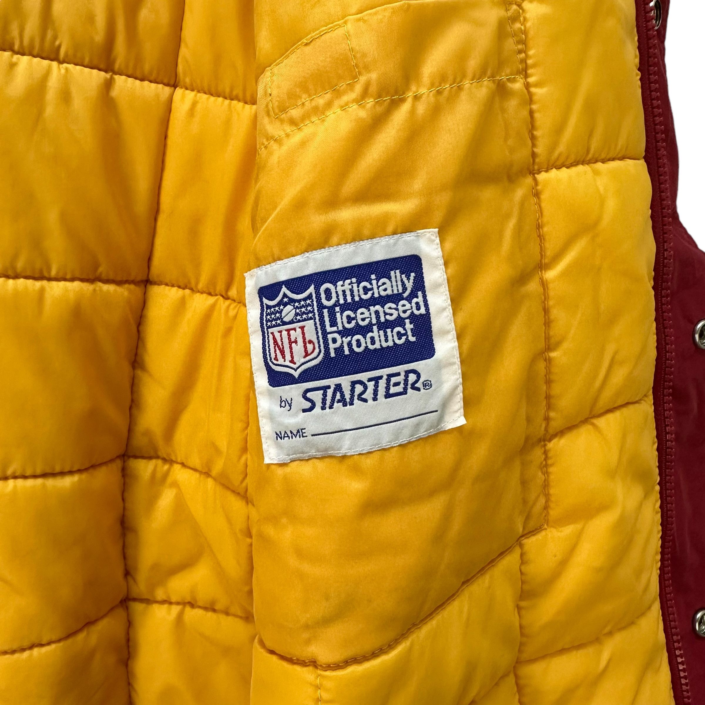 Starter NFL STARTER REDSKINS BIG LOGO HOODED JACKET #8880-034 Size US L / EU 52-54 / 3 - 14 Thumbnail
