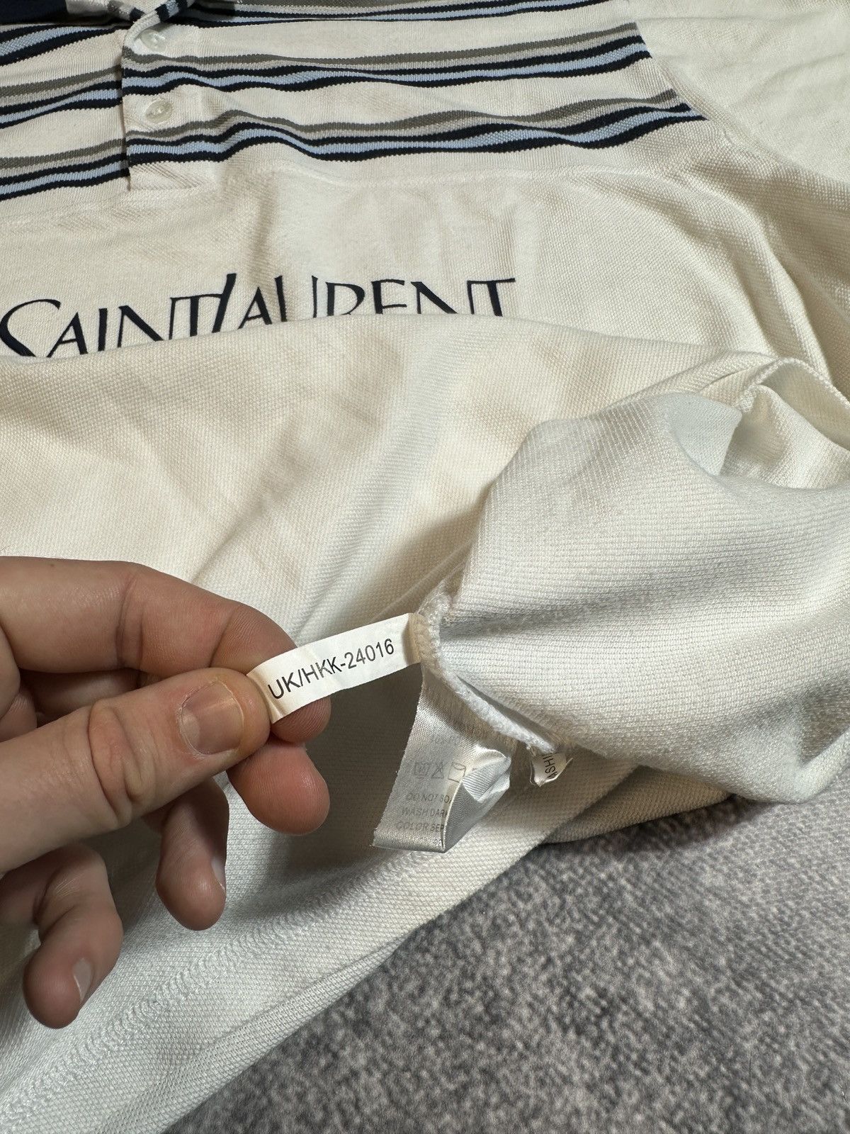 Yves Saint Laurent Yves Saint Laurent Polo Size US L / EU 52-54 / 3 - 5 Thumbnail