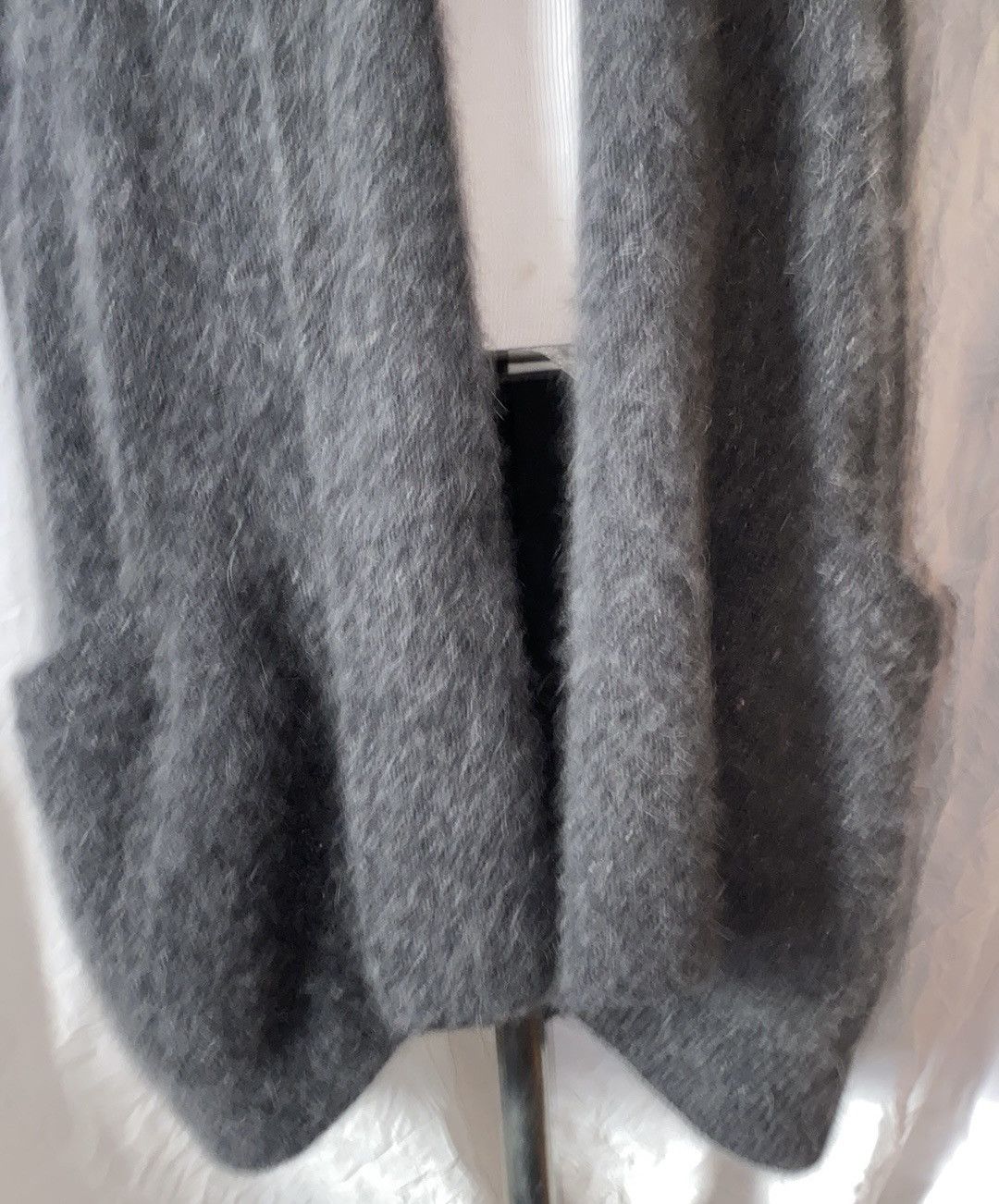 Vintage Rafella, Vintage, Charcoal, Mohair, Sleeveless Vest/Cardigan Size M / US 6-8 / IT 42-44 - 9 Thumbnail