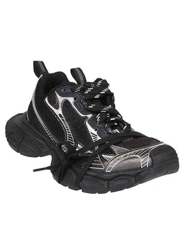 Balenciaga o1srvl11e0426 3XL Monocolor Sneakers in Black Size US 4 / IT 34 - 2 Thumbnail