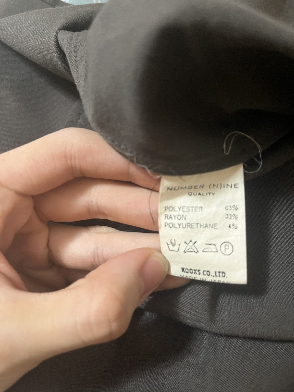 Number (N)ine OG 1997 Square Tag Shirt Size US L / EU 52-54 / 3 - 6 Thumbnail