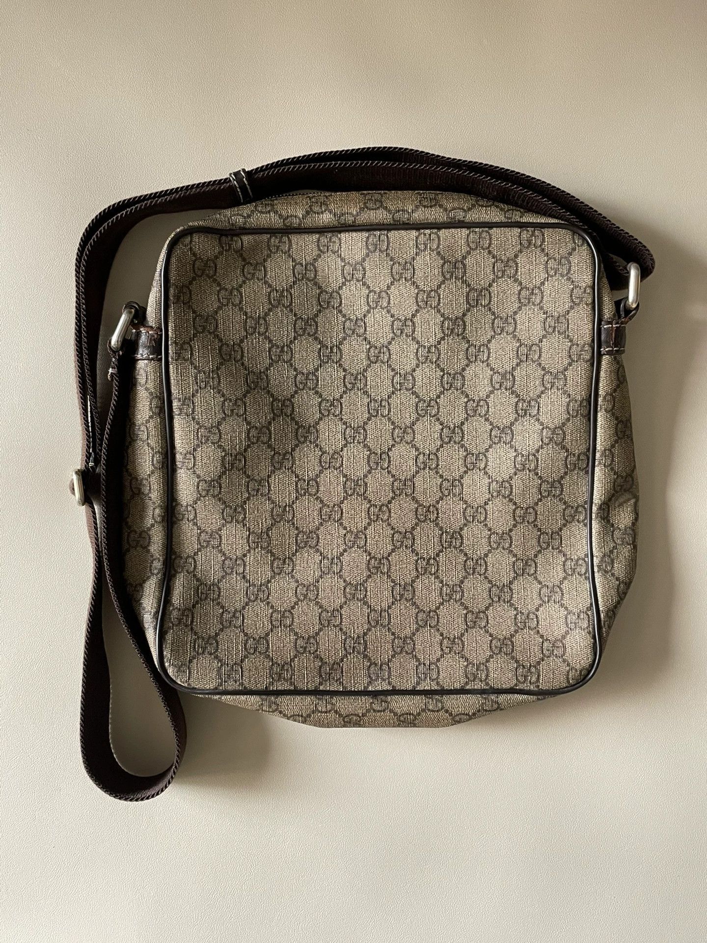 Gucci Beige Patterned Crossbody Bag Size ONE SIZE - 2 Thumbnail