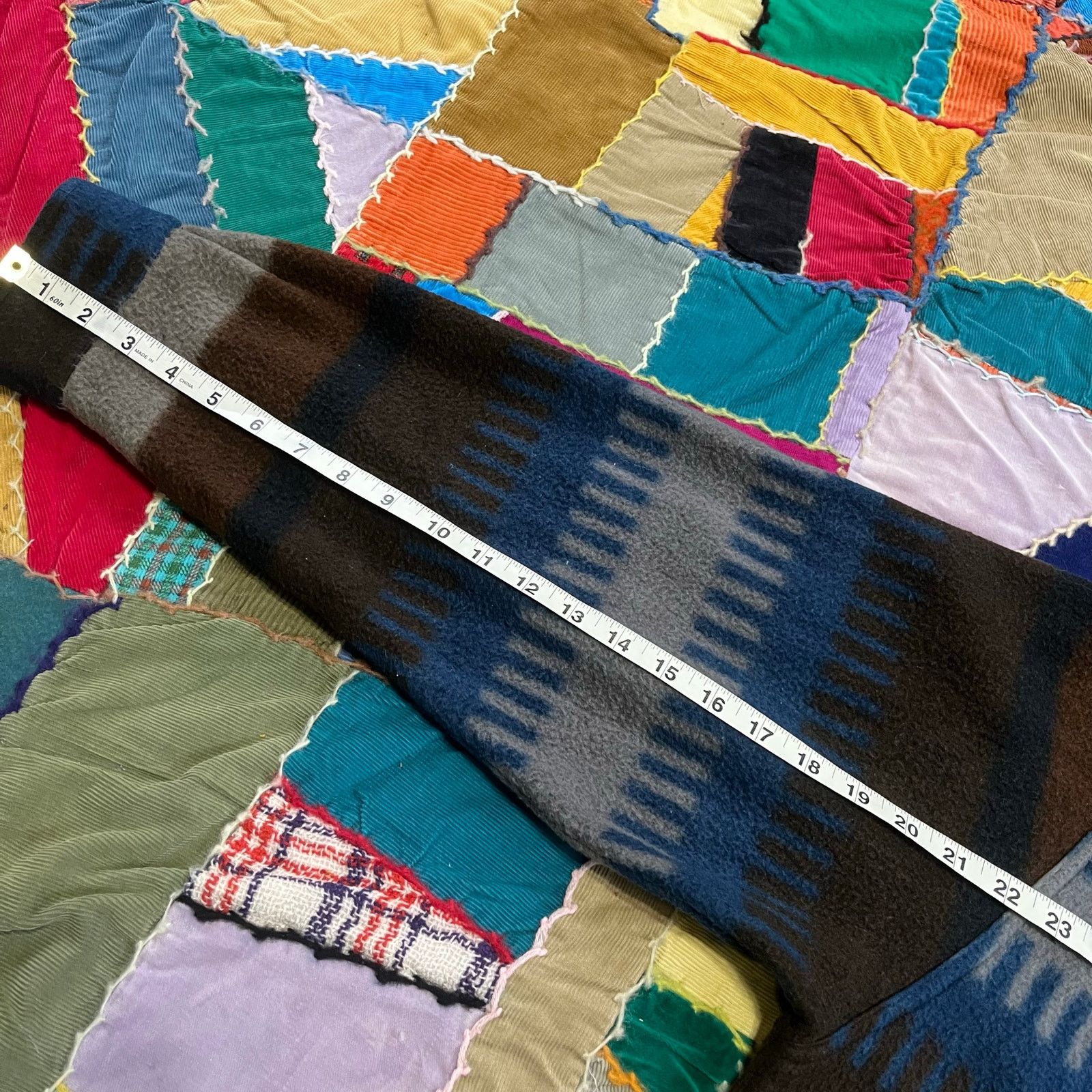 Other Pure Water Brown/Blue/White Bulky Striped Thick Flannel XL Size US XL / EU 56 / 4 - 7 Thumbnail