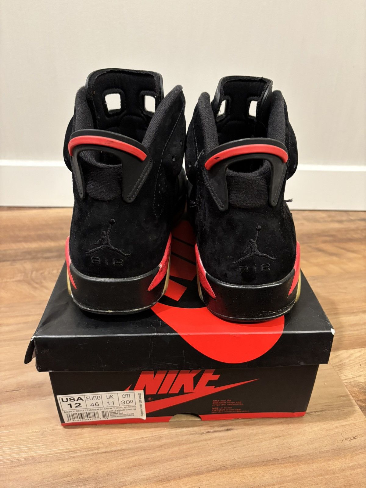 Jordan Brand Air jordan 6 infared 2010 Size US 12 / EU 45 - 4 Thumbnail