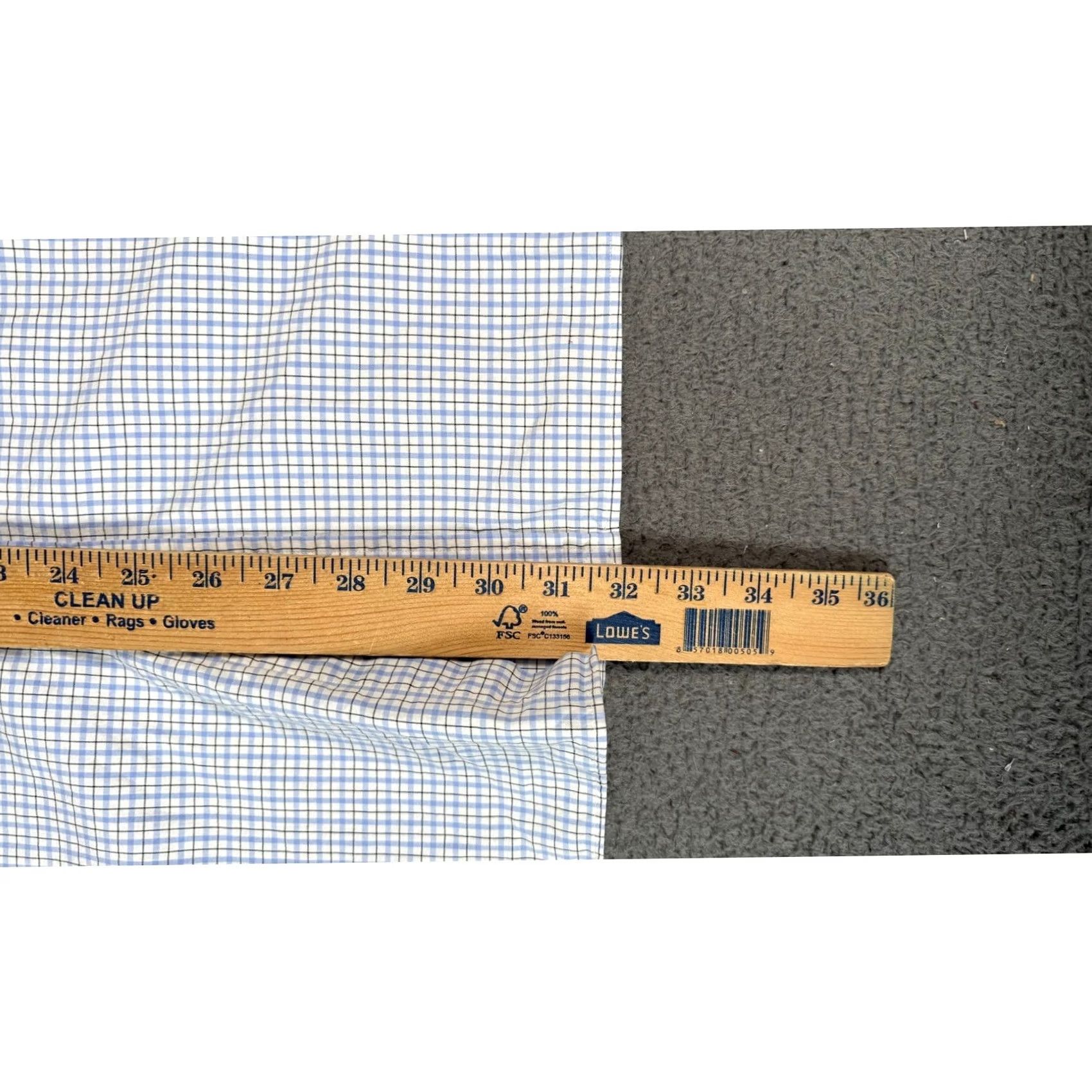 Ralph Lauren Ralph Lauren Slim Fit Button Down Dress Shirt Blue Checkered 17 34/35 Mens Size 46R - 5 Thumbnail