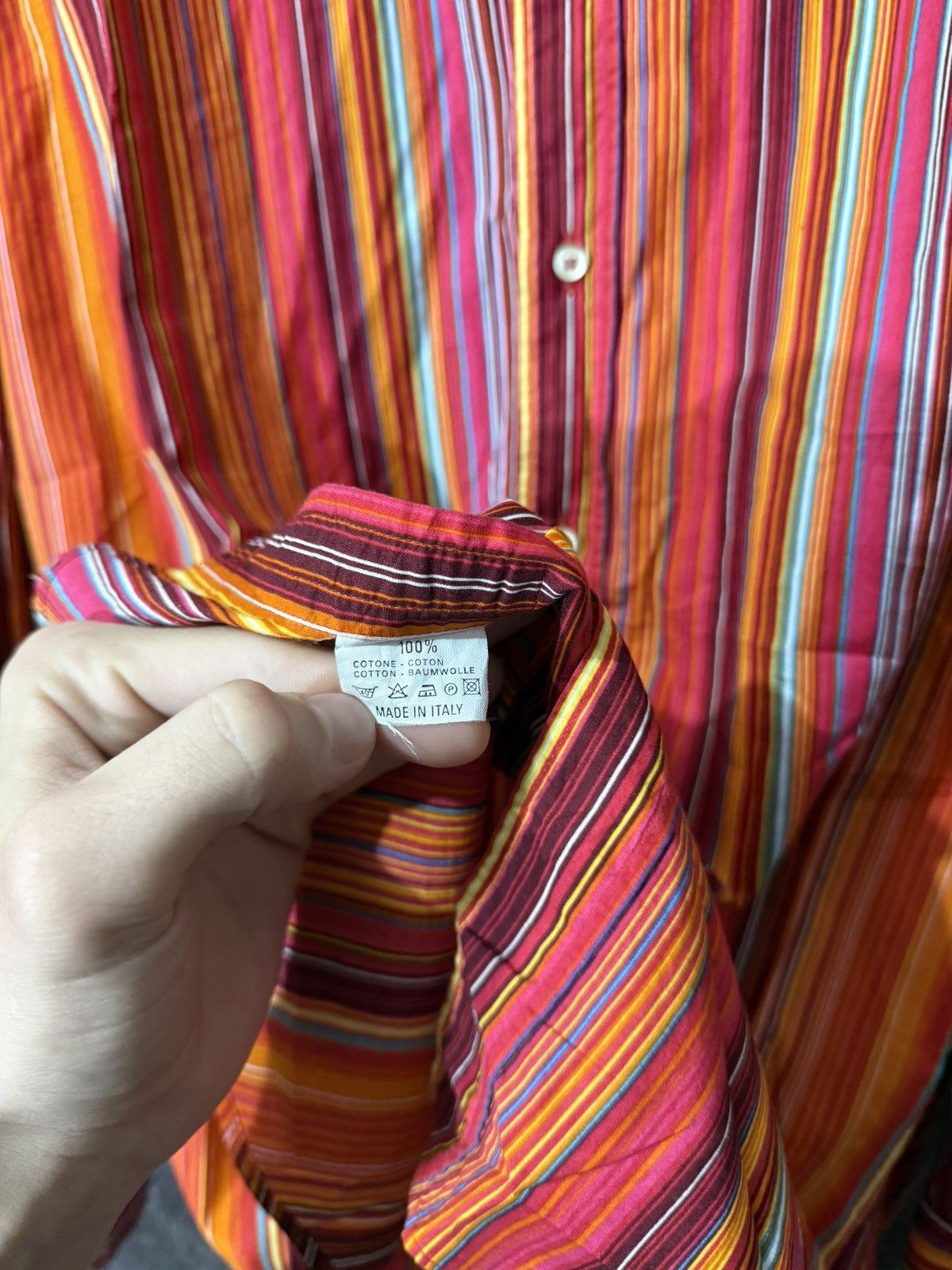 Etro × Vintage Vintage Shirt Etro Avant Garge Old Money Distressed Size US XL / EU 56 / 4 - 4 Thumbnail