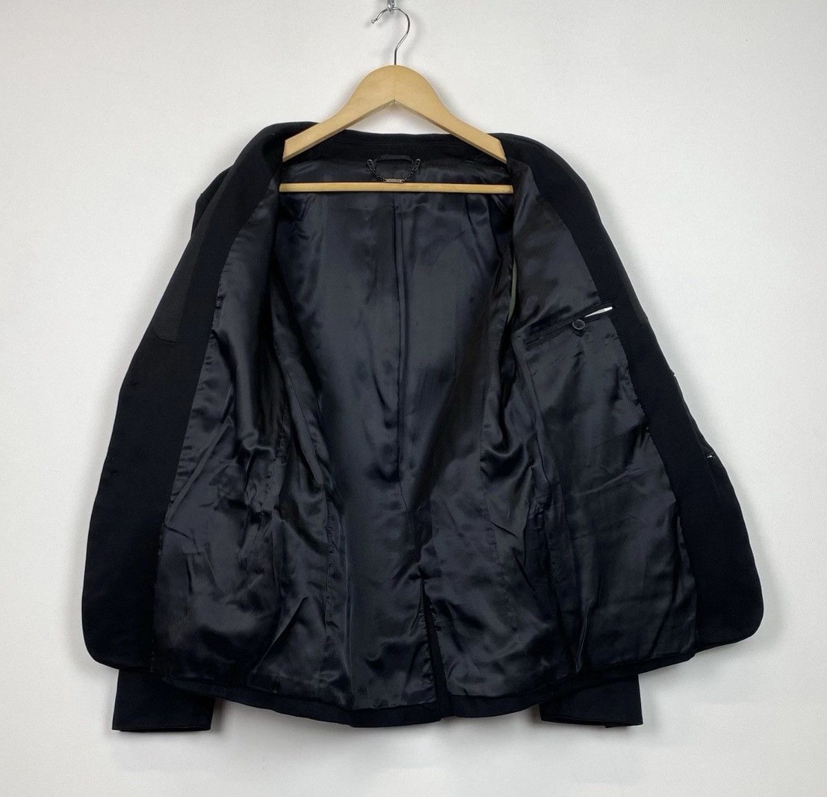 Diesel Diesel 2 Buttons Blazer Jacket Black Avant Garde CasualTop Size 40R - 6 Thumbnail