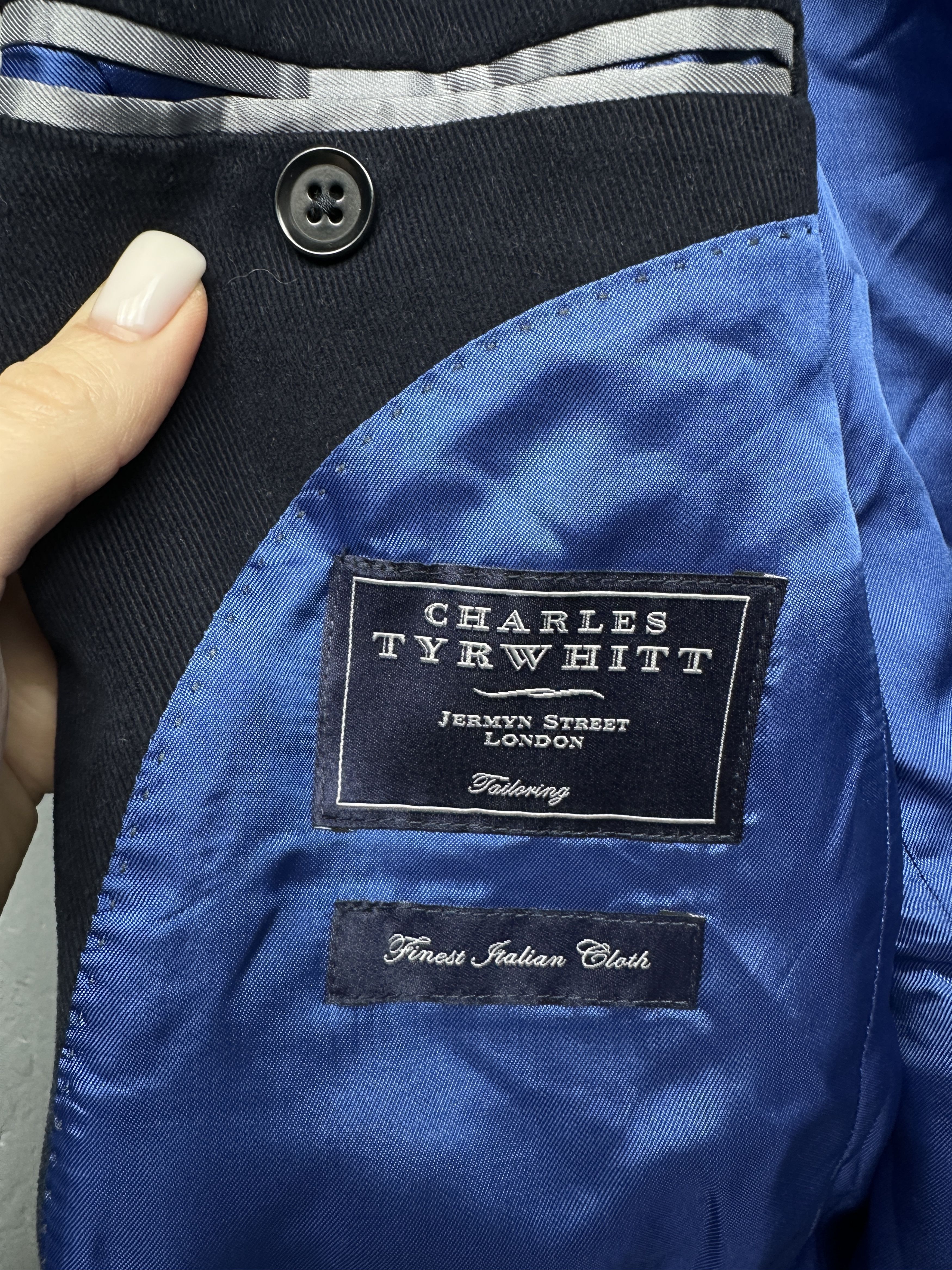 Charles Tyrwhitt Charles Tyrwhitt Mens Blazer Jacket Size US M / EU 48-50 / 2 - 4 Thumbnail