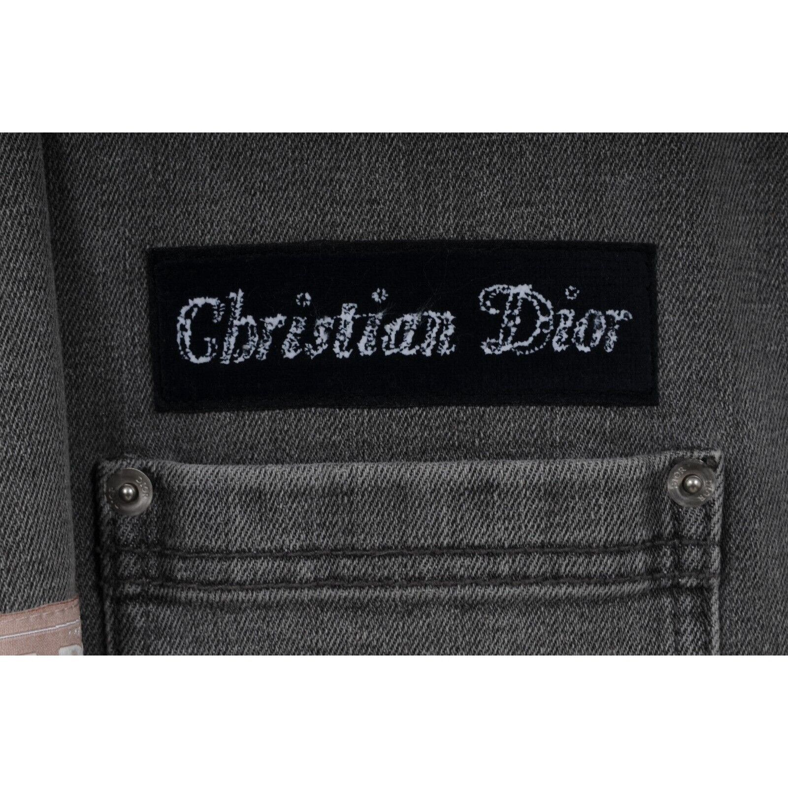Dior Embroidered Patches Denim Button Down Shirt IT 41 Size US M / EU 48-50 / 2 - 4 Thumbnail