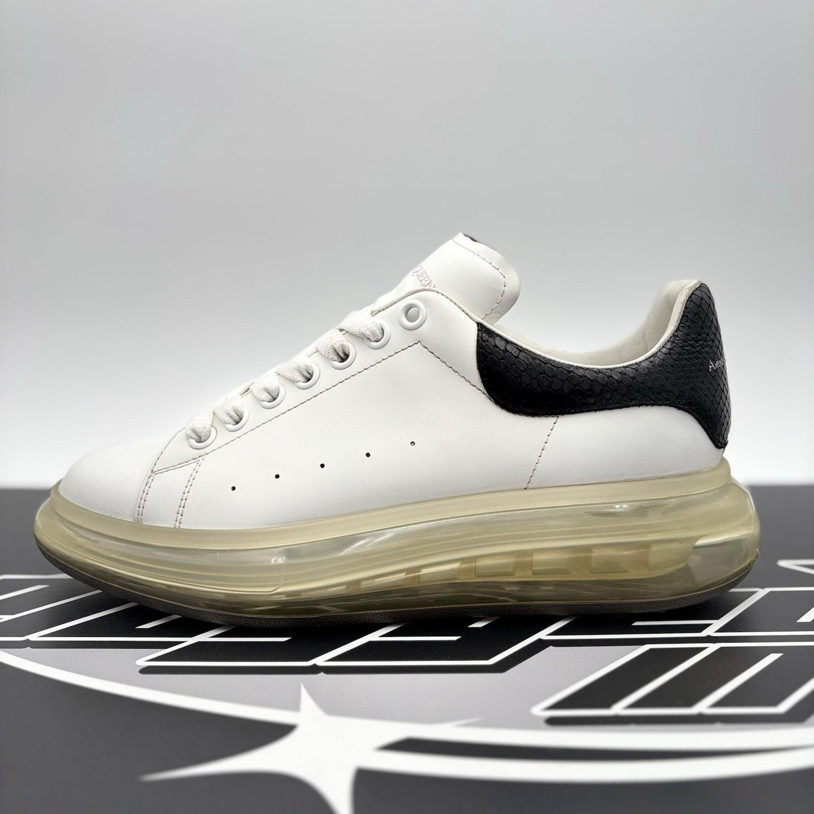 Alexander McQueen Alexander McQueen ' Transparent Sole, Snakeskin ' GREAT COND Size US 9 / EU 42 - 11 Thumbnail