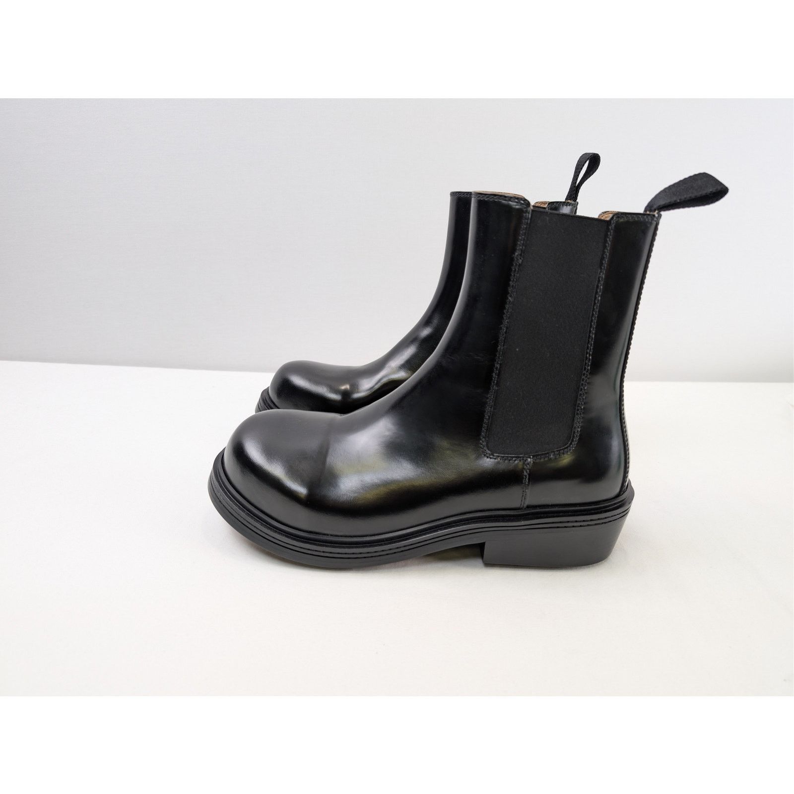 Bottega Veneta o1rshd1 Q:2 / Brushed Vinyl Fireman Ankle Boots in Black Size US 10 / EU 43 - 7 Thumbnail