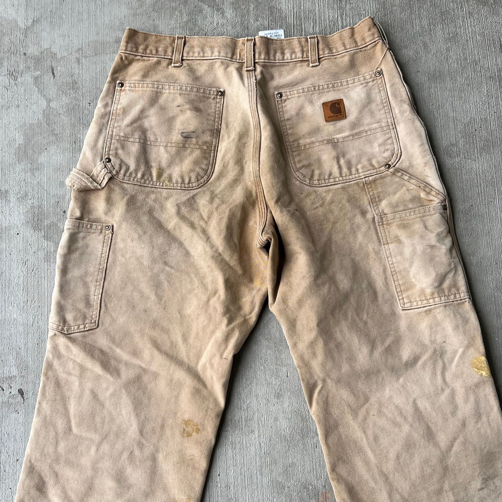 Carhartt × Vintage Carhartt brown double knee work wear carpenter pants Size US 32 / EU 48 - 6 Thumbnail