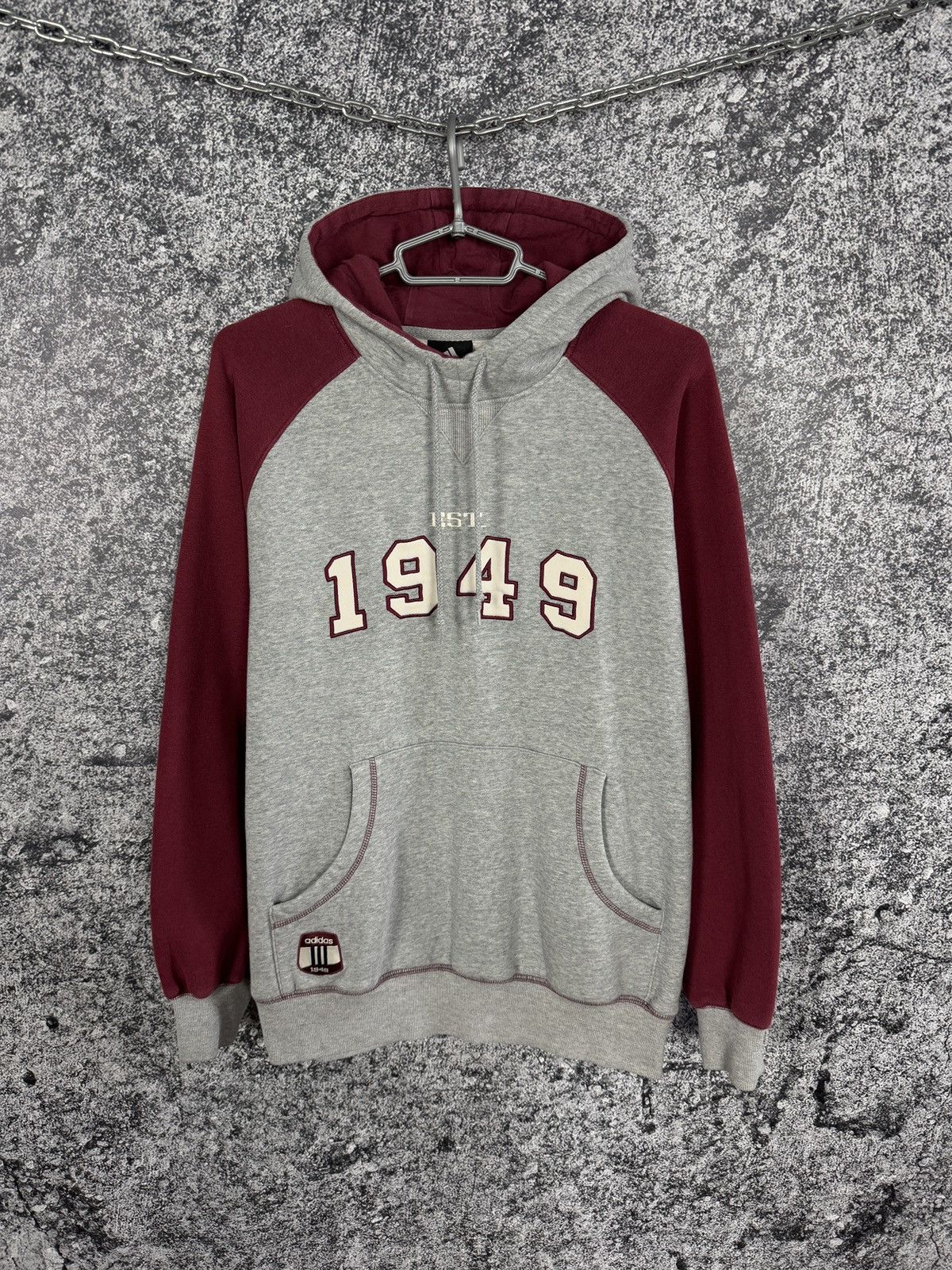 Adidas Adidas 1949 Vintage Hoodie Sweatshirt Streetwear Size L Size US L / EU 52-54 / 3 - 1 Thumbnail