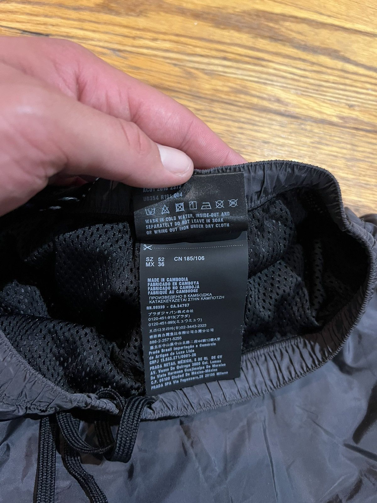 Prada Prada Graphite Grey Swim Trunks Size US 34 / EU 50 - 4 Thumbnail