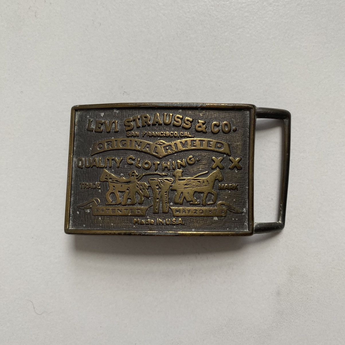 Vintage outlet Levi Strauss Co. Belt Buckle