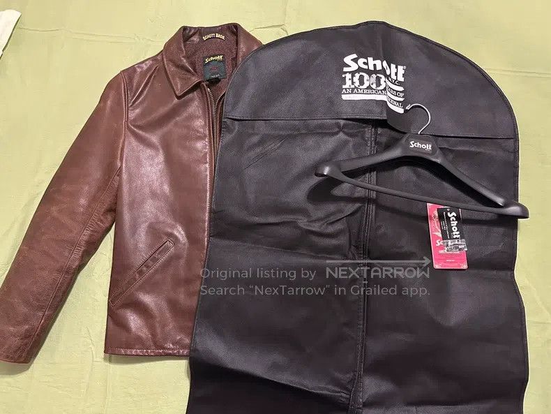 Schott Schott North American oil wax bison leather Size US S / EU 44-46 / 1 - 8 Thumbnail