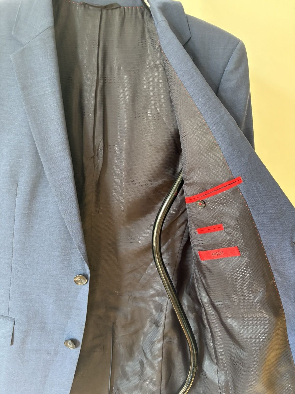 Designer × Hugo Boss Hugo Boss Aeron1/Hamen1 Men’s Suit – Navy Blue Size 40L - 6 Thumbnail