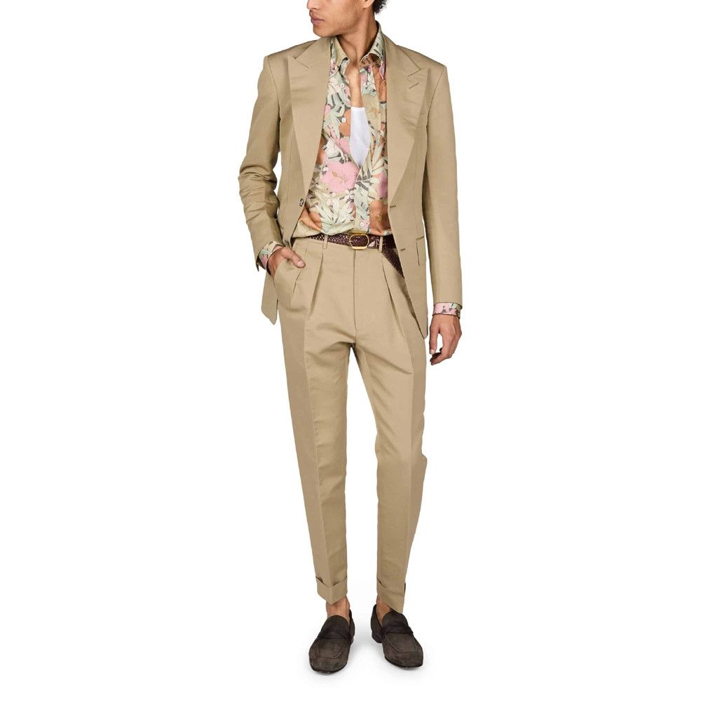 Tom Ford o1loc1c0325 HSC001 Floral Print Shirt in Multicolor Size US S / EU 44-46 / 1 - 2 Thumbnail