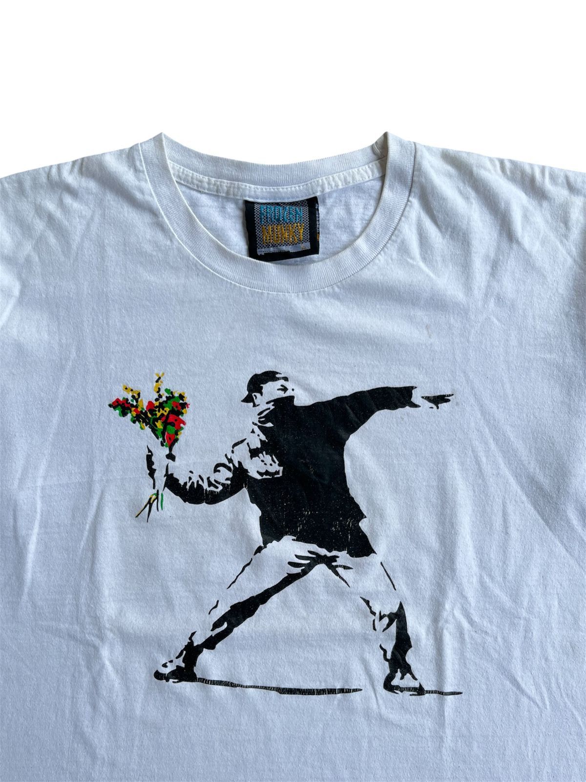 Vintage 00s Banski Tshirt Size US L / EU 52-54 / 3 - 2 Thumbnail